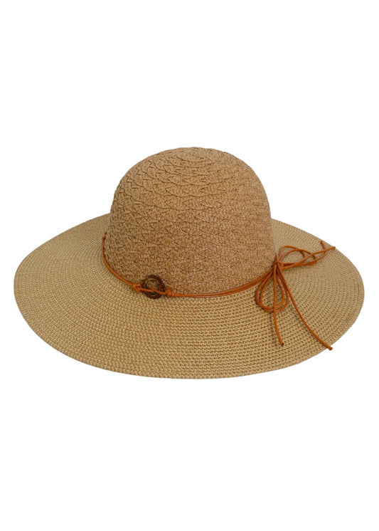 Magid Straw Bow Floppy Hat