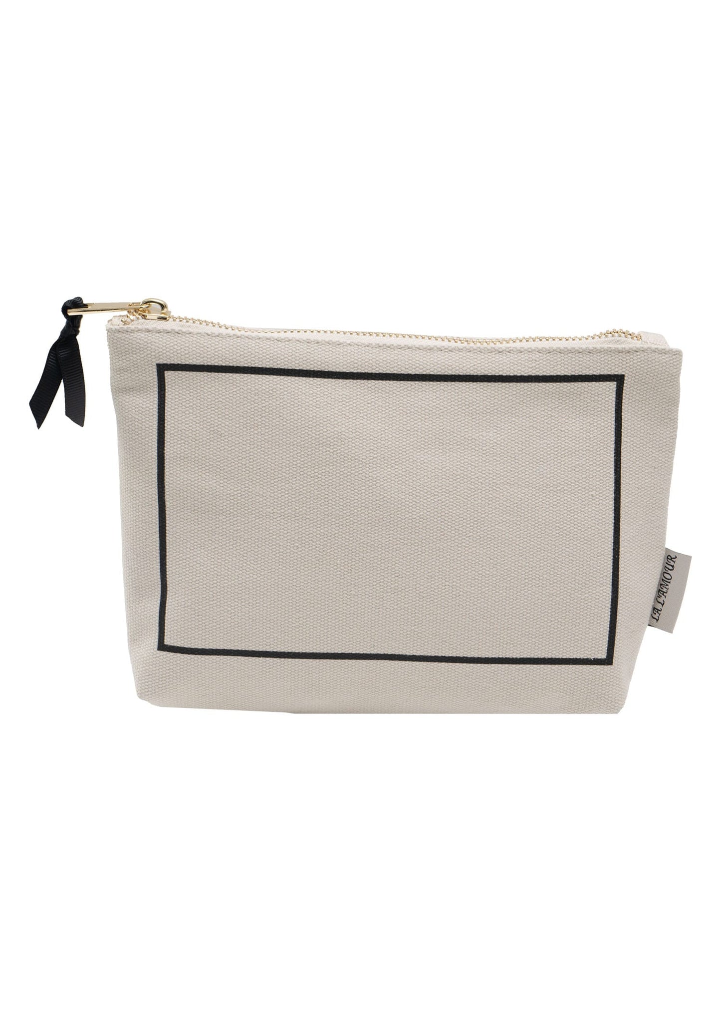 La L'Amour 16oz Cotton Canvas 3 Piece Toiletry Packing Set With Earbuds Case