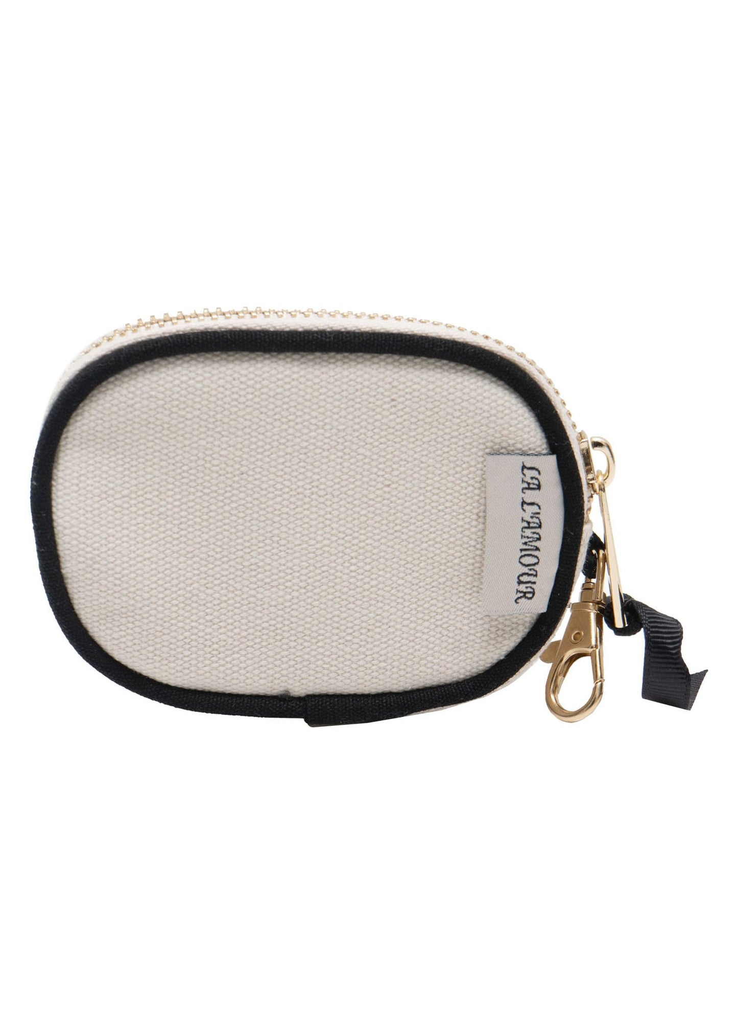 La L'Amour 16oz Cotton Canvas 3 Piece Toiletry Packing Set With Earbuds Case