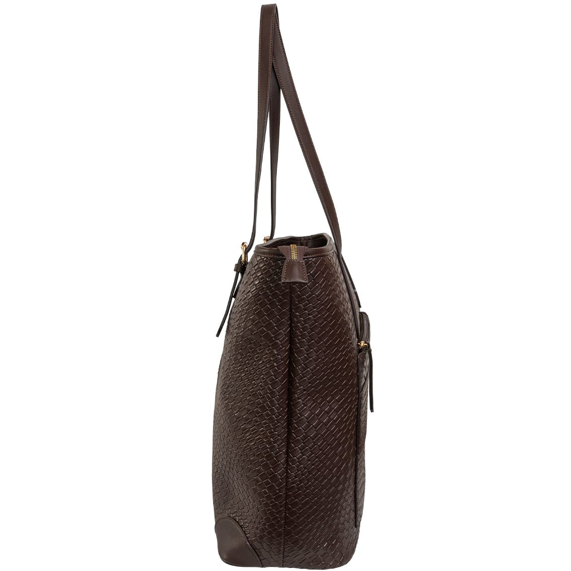 Ellen Tracy 18 Inch Woven Large Travel Workbook Tote Bag