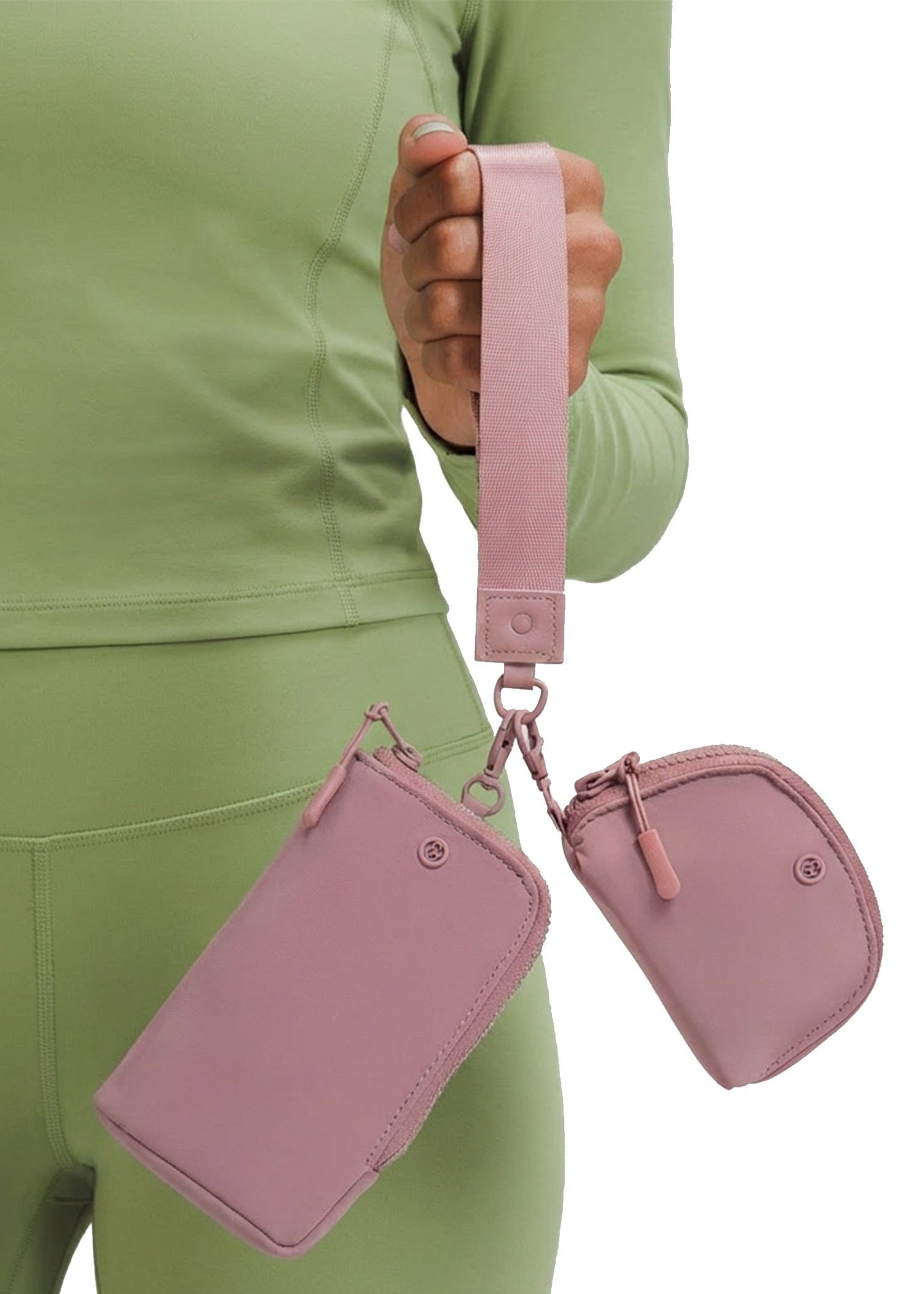 Joan & David The Hold-All Sport Nylon 3 Piece Set Phone Case Wallet, Zip Coin Pouch & Key Chain Lanyard