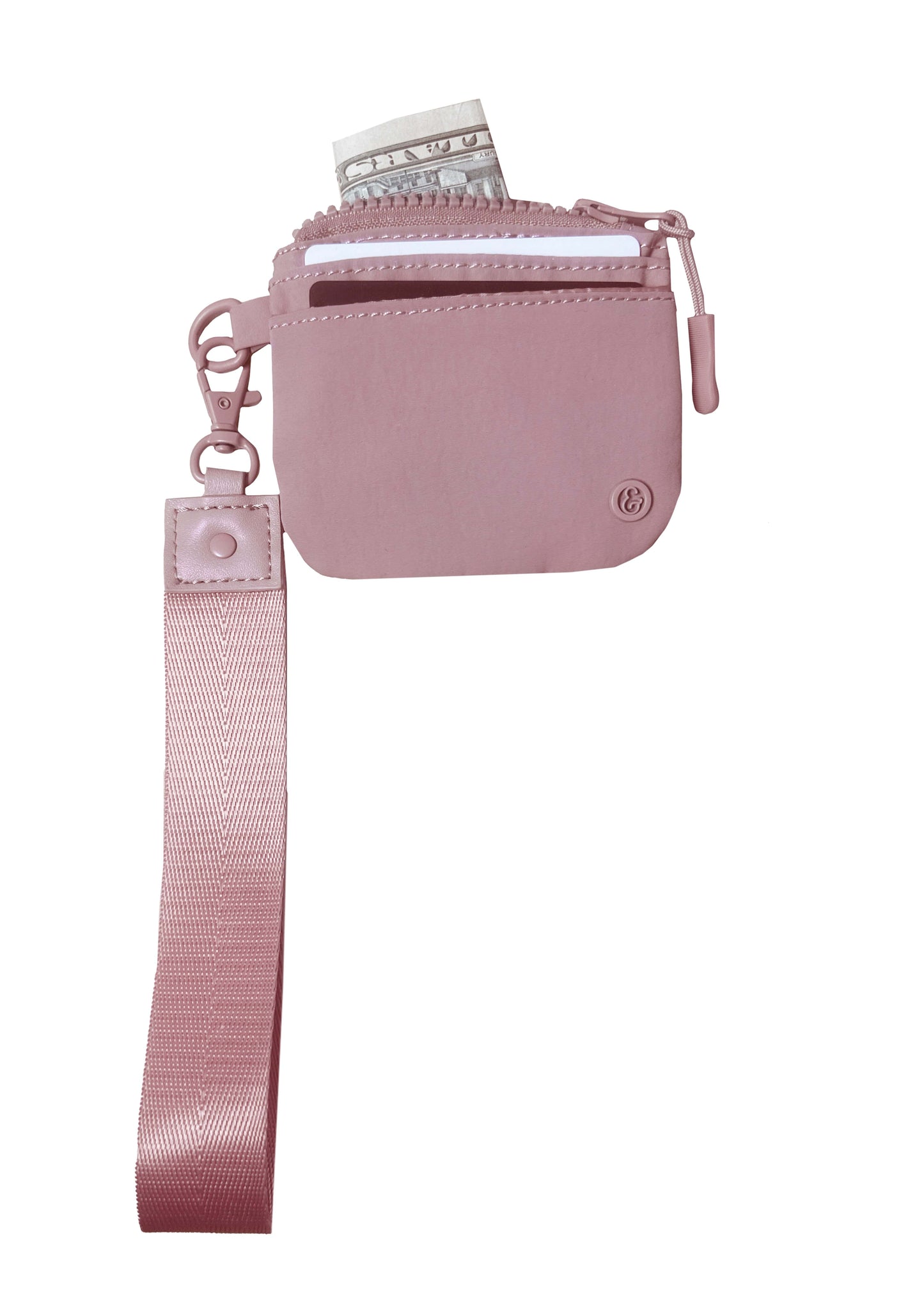 Joan & David The Hold-All Sport Nylon 4 Piece Set Wristlet Pouches, Card Case, Keychain Lanyard 4 Piece Set