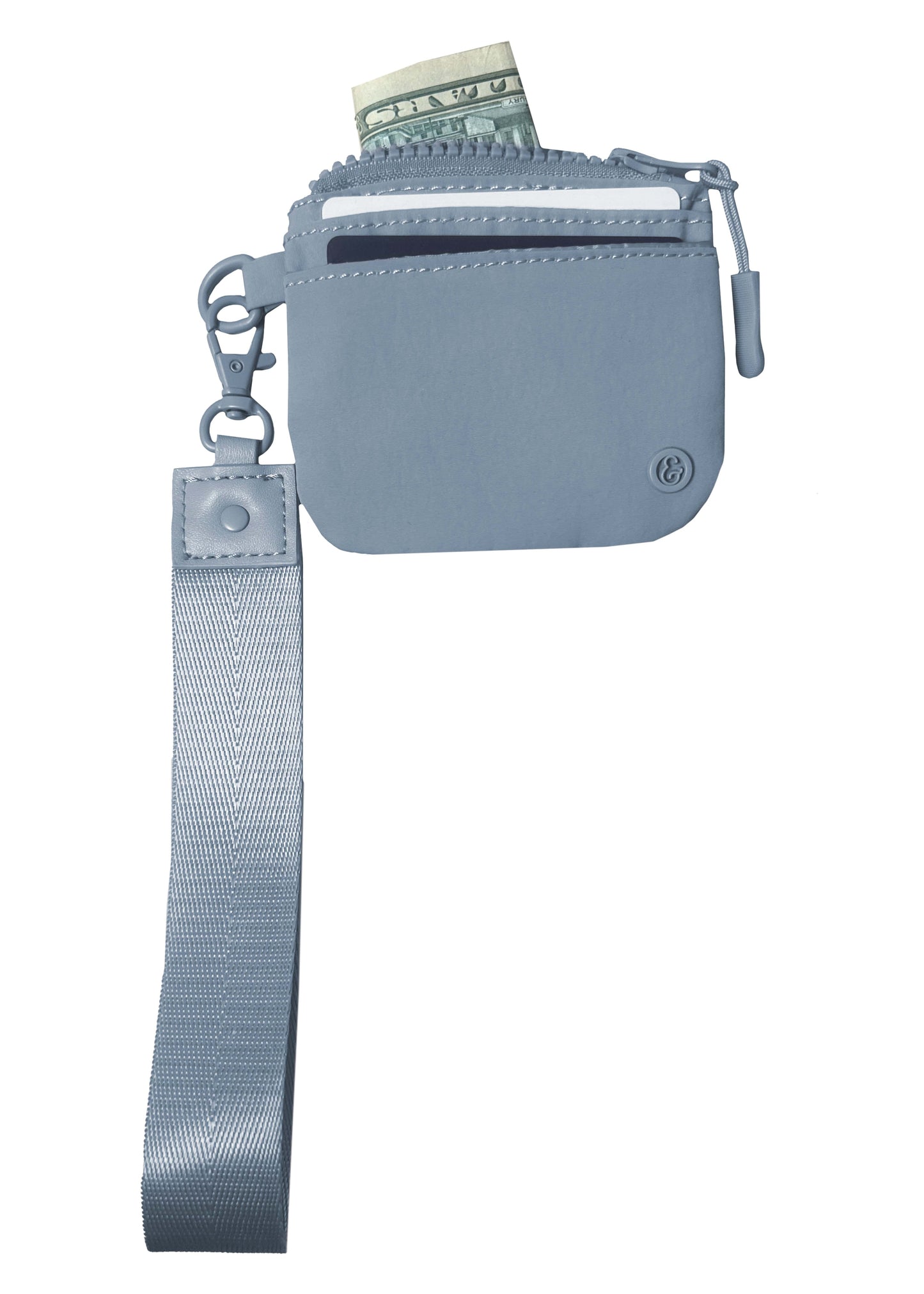 Joan & David The Hold-All Sport Nylon 4 Piece Set Wristlet Pouches, Card Case, Keychain Lanyard 4 Piece Set