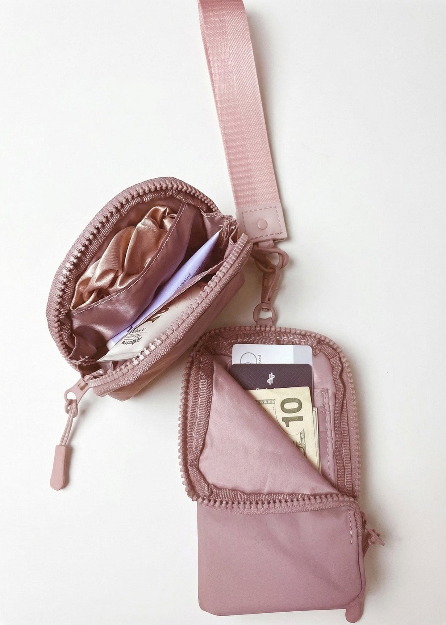 Joan & David The Hold-All Sport Nylon 3 Piece Set Phone Case Wallet, Zip Coin Pouch & Key Chain Lanyard