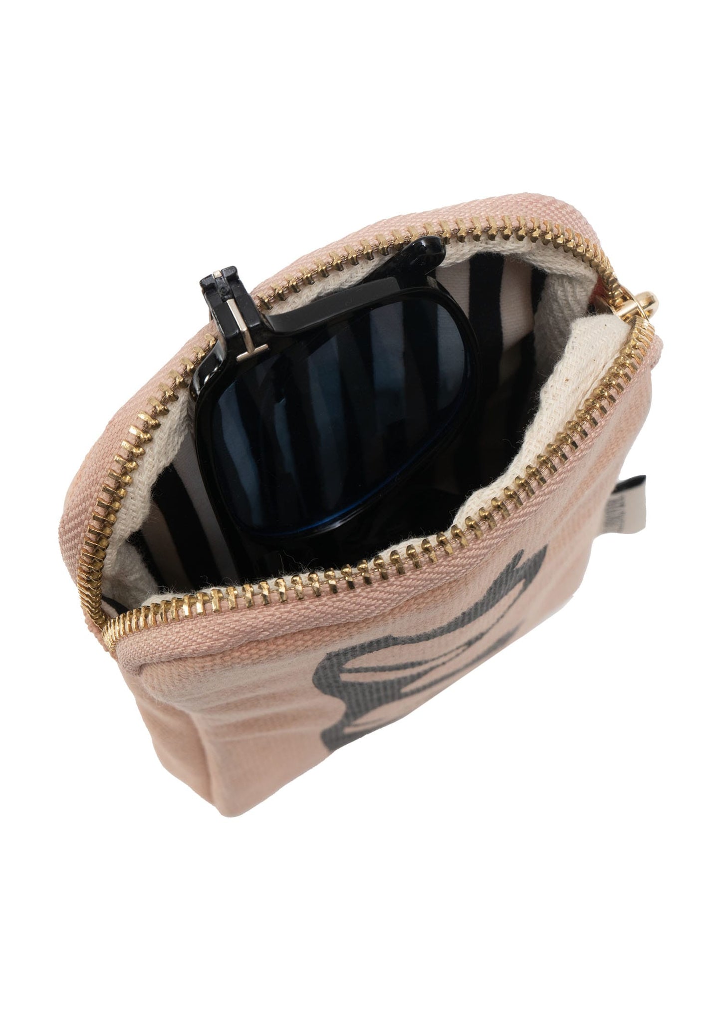 La L'Amour 16oz Cotton Canvas 3 Piece Toiletry Packing Set With Sunglasses Case