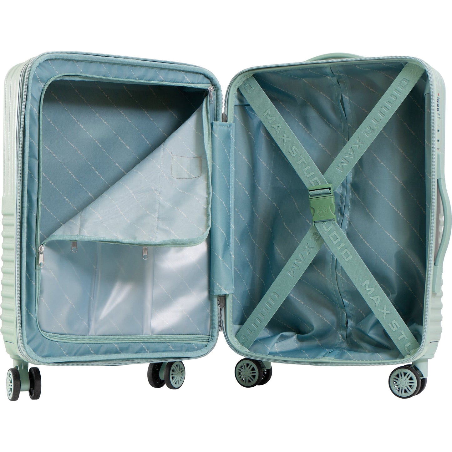 Max Studio The Odessa ABS 2-Piece Hard-Sided Luggage Set