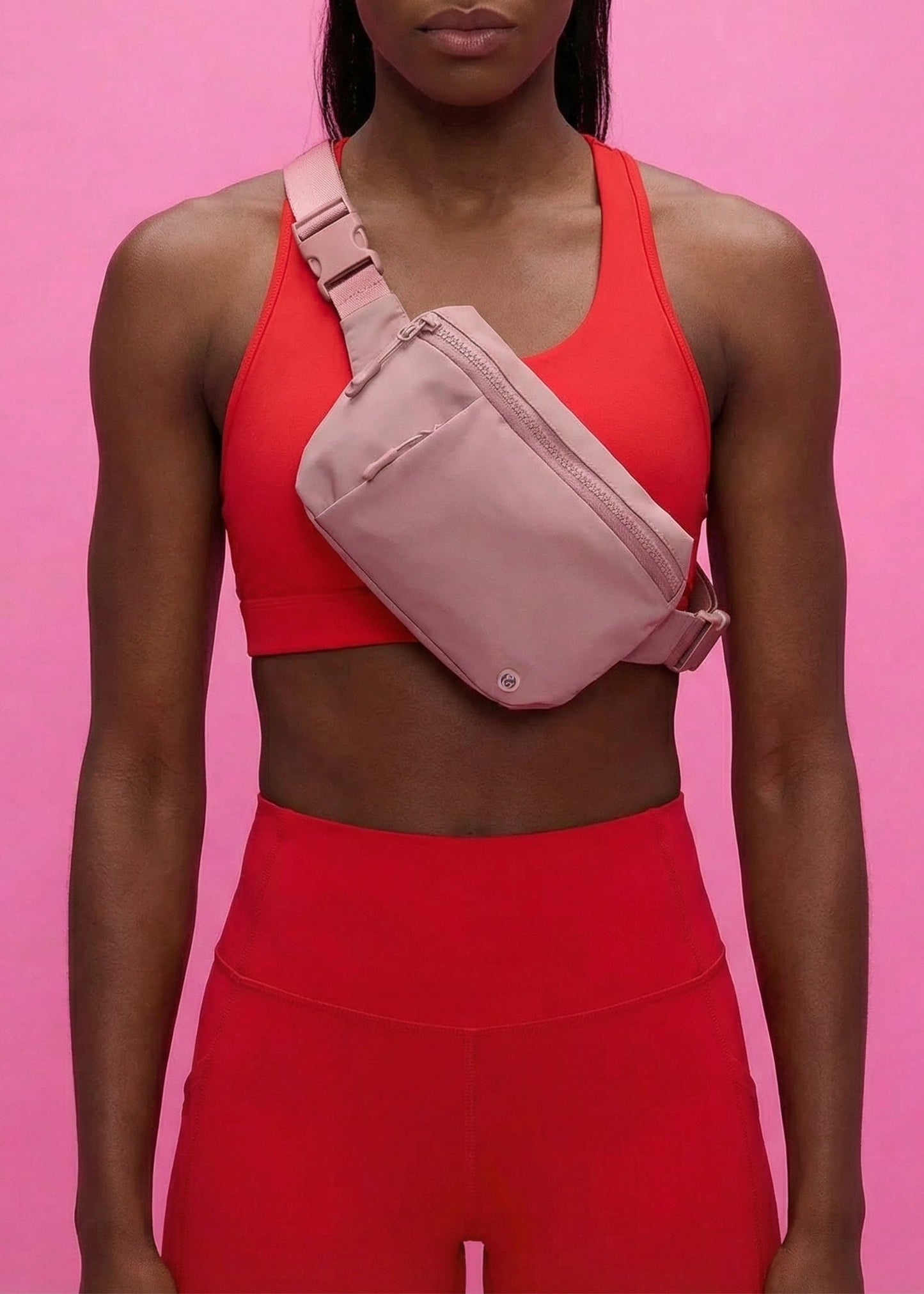 Joan & David Sport Nylon Passport Front Pocket Belt Bag
