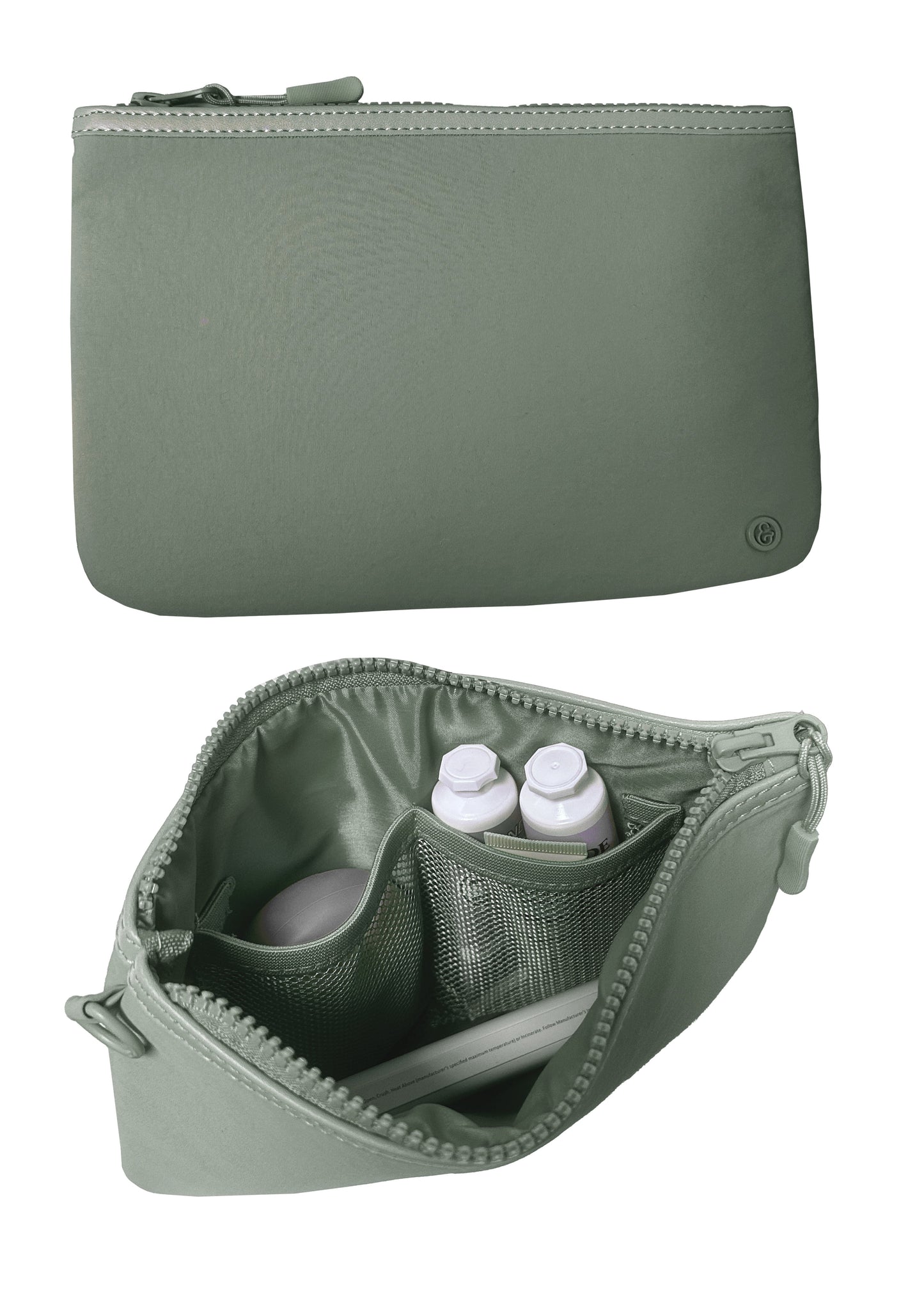 Joan & David The Hold-All Sport Nylon 4 Piece Set Wristlet Pouches, Card Case, Keychain Lanyard 4 Piece Set