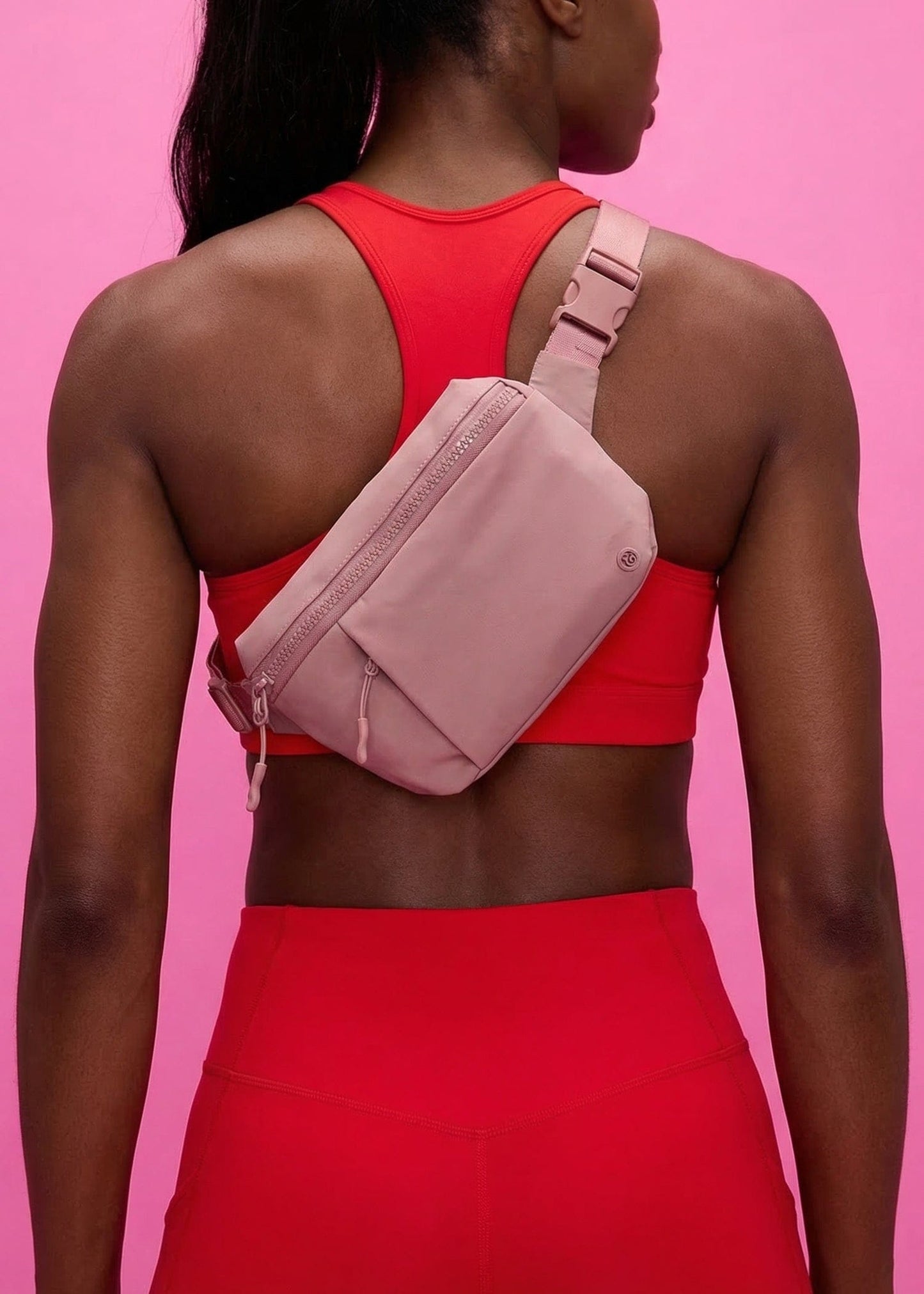 Joan & David Sport Nylon Passport Front Pocket Belt Bag