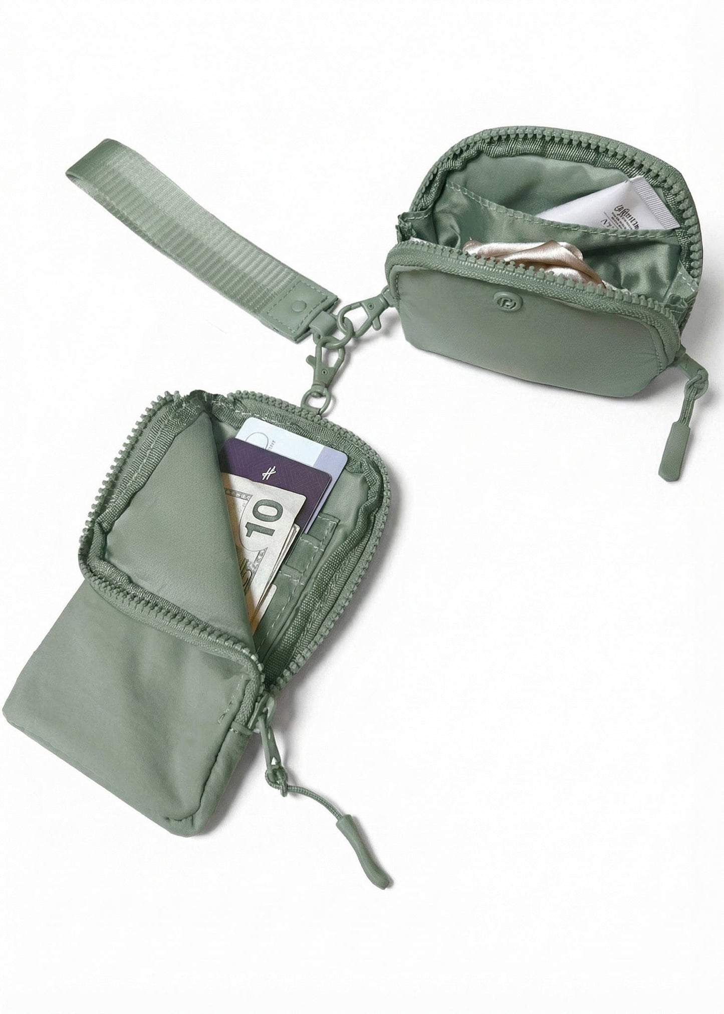 Joan & David The Hold-All Sport Nylon 3 Piece Set Phone Case Wallet, Zip Coin Pouch & Key Chain Lanyard