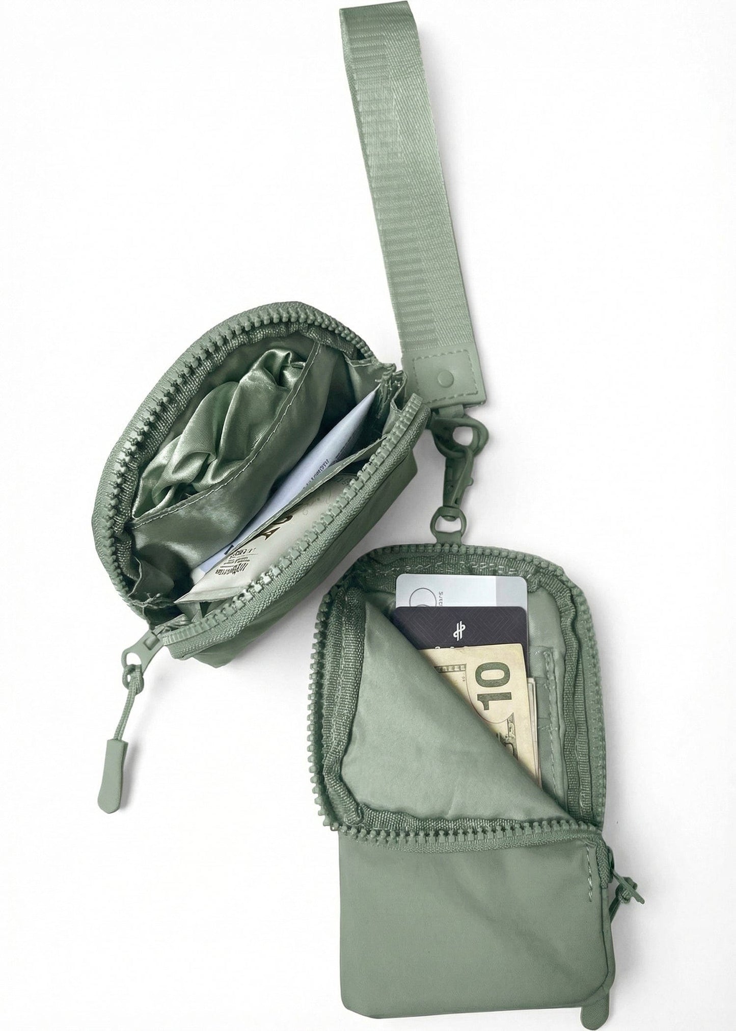 Joan & David The Hold-All Sport Nylon 3 Piece Set Phone Case Wallet, Zip Coin Pouch & Key Chain Lanyard