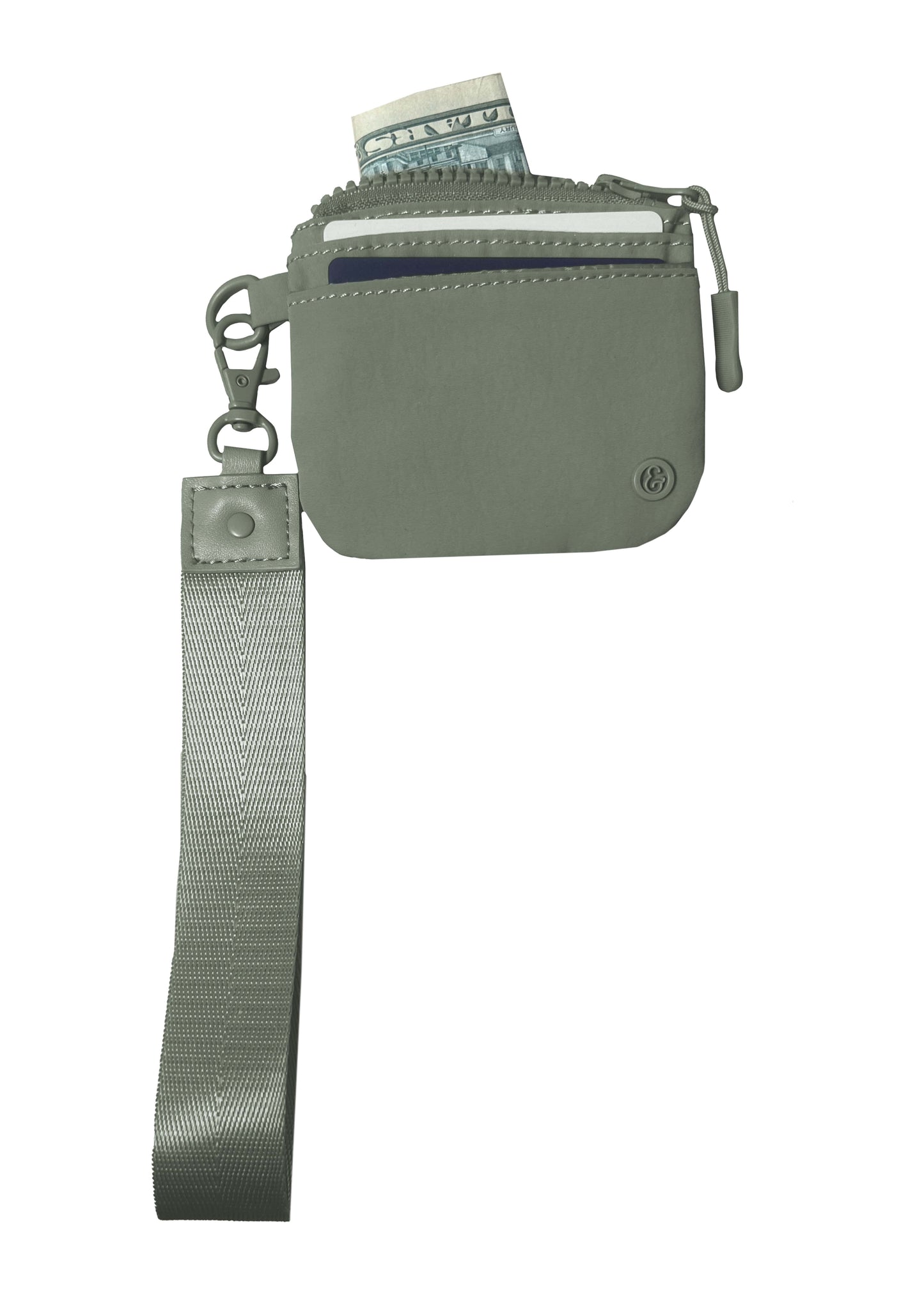 Joan & David The Hold-All Sport Nylon 4 Piece Set Wristlet Pouches, Card Case, Keychain Lanyard 4 Piece Set