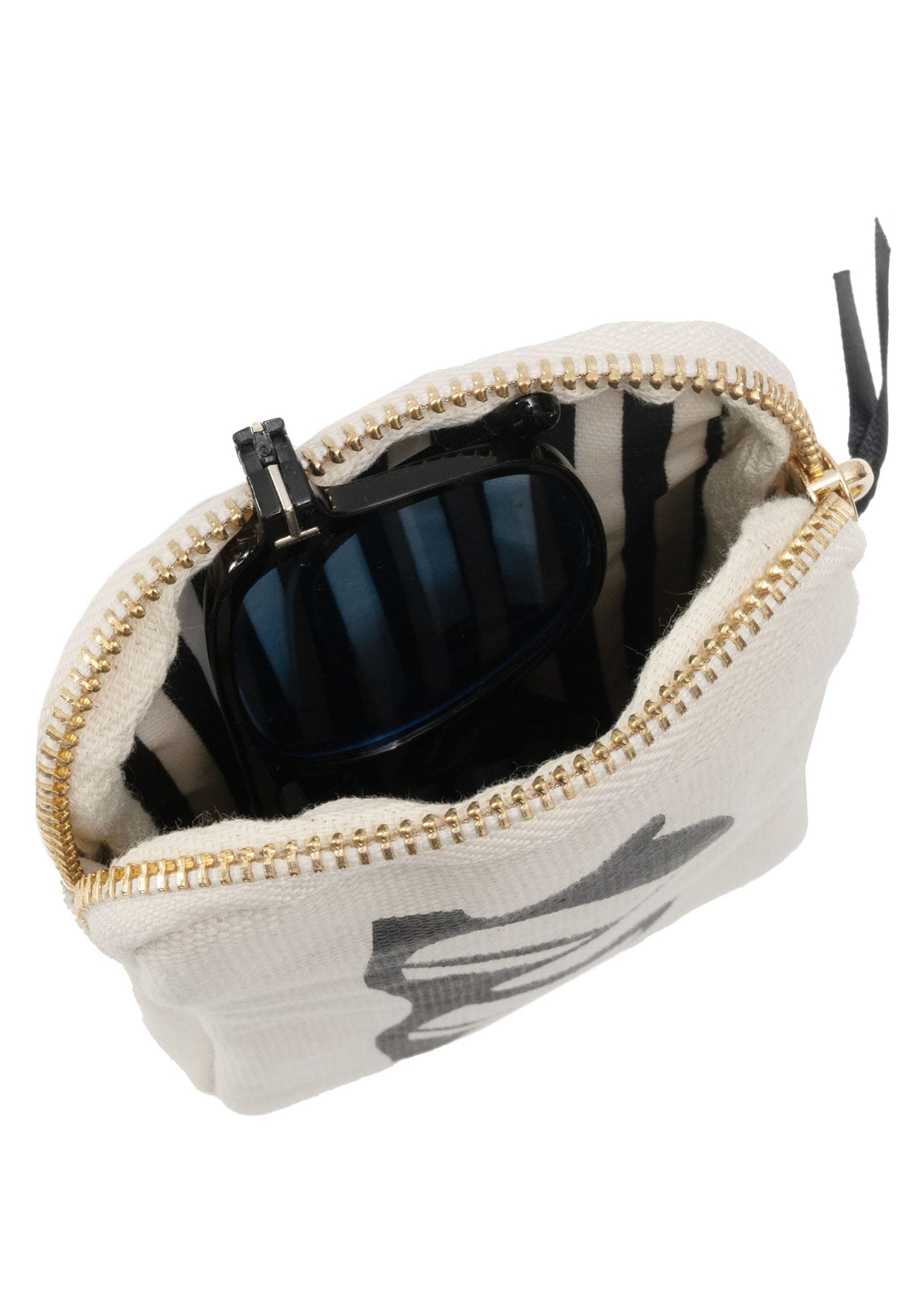 La L'Amour 16oz Cotton Canvas 3 Piece Toiletry Packing Set With Sunglasses Case