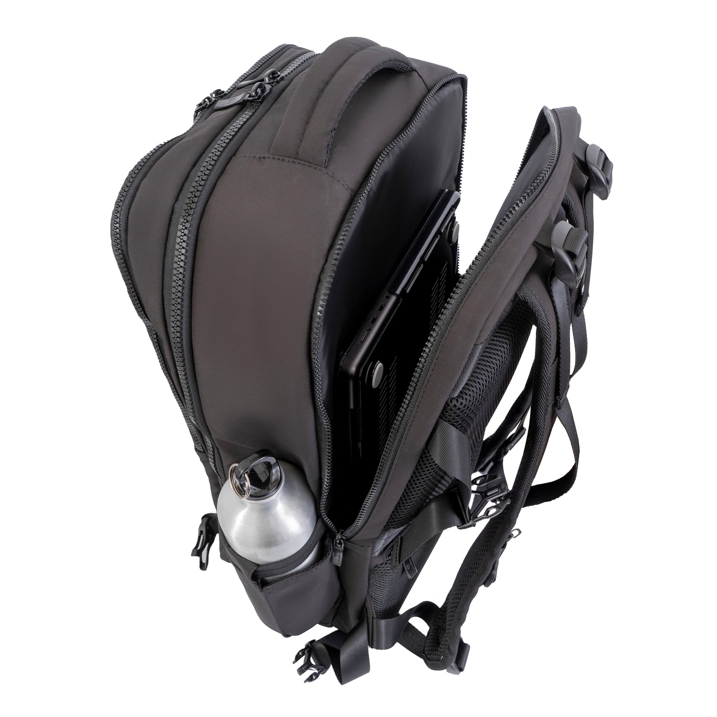 Jack Abrahams The Diego 19-In Nylon Travel Backpack with Shoe Compartment