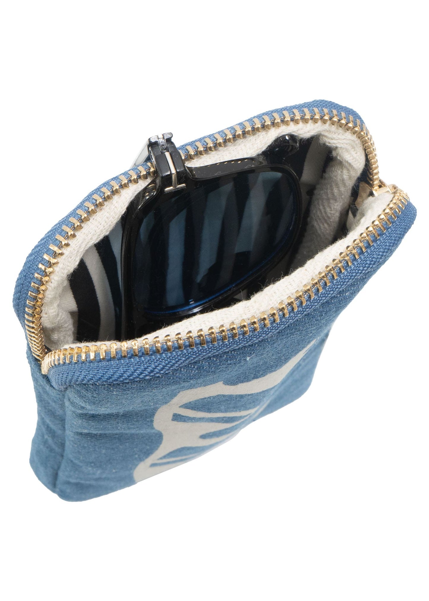 La L'Amour 16oz Cotton Canvas 3 Piece Toiletry Packing Set With Sunglasses Case