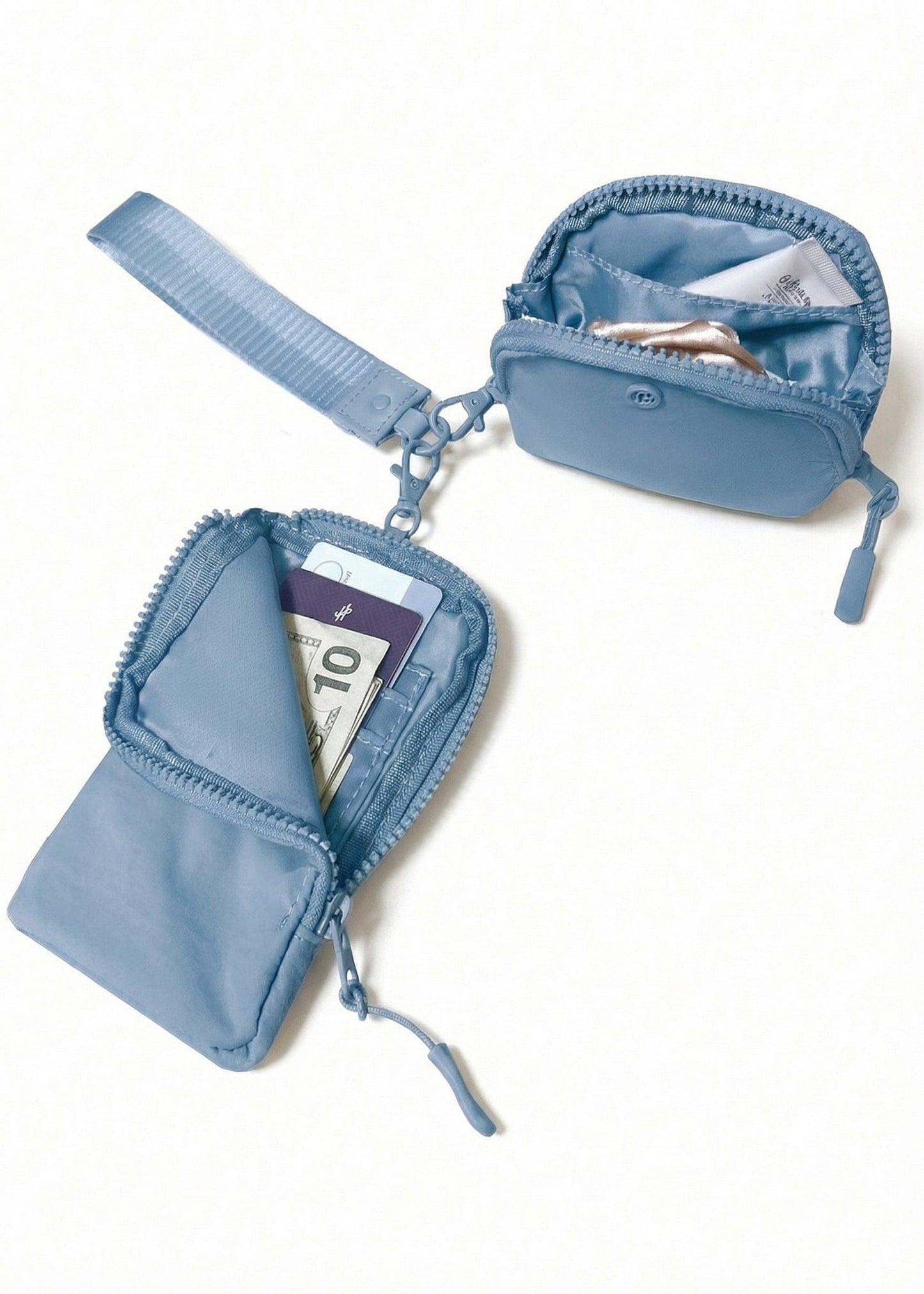 Joan & David The Hold-All Sport Nylon 3 Piece Set Phone Case Wallet, Zip Coin Pouch & Key Chain Lanyard