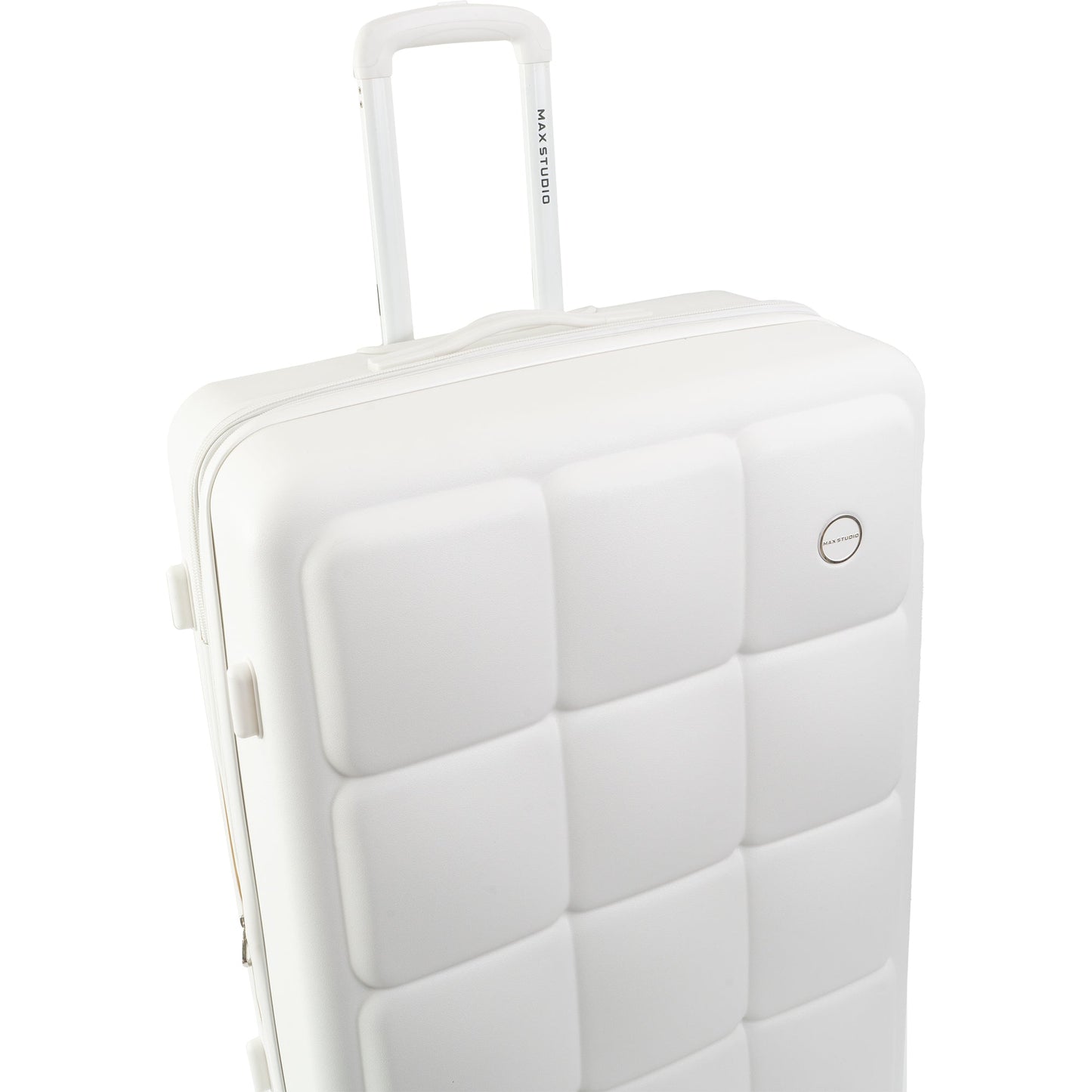 Max Studio The Square Embossed ABS 2-Piece Hard-Sided Luggage Set