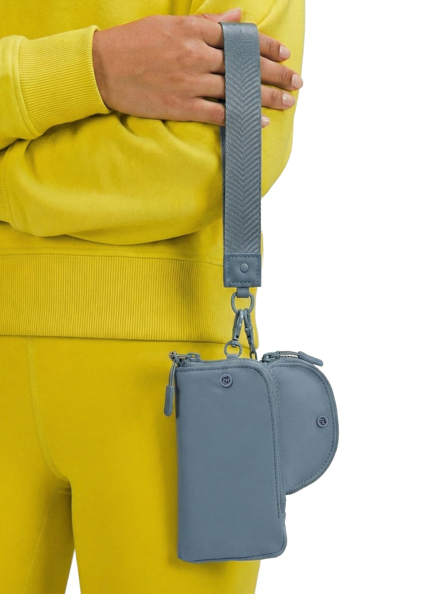 Joan & David The Hold-All Sport Nylon 3 Piece Set Phone Case Wallet, Zip Coin Pouch & Key Chain Lanyard
