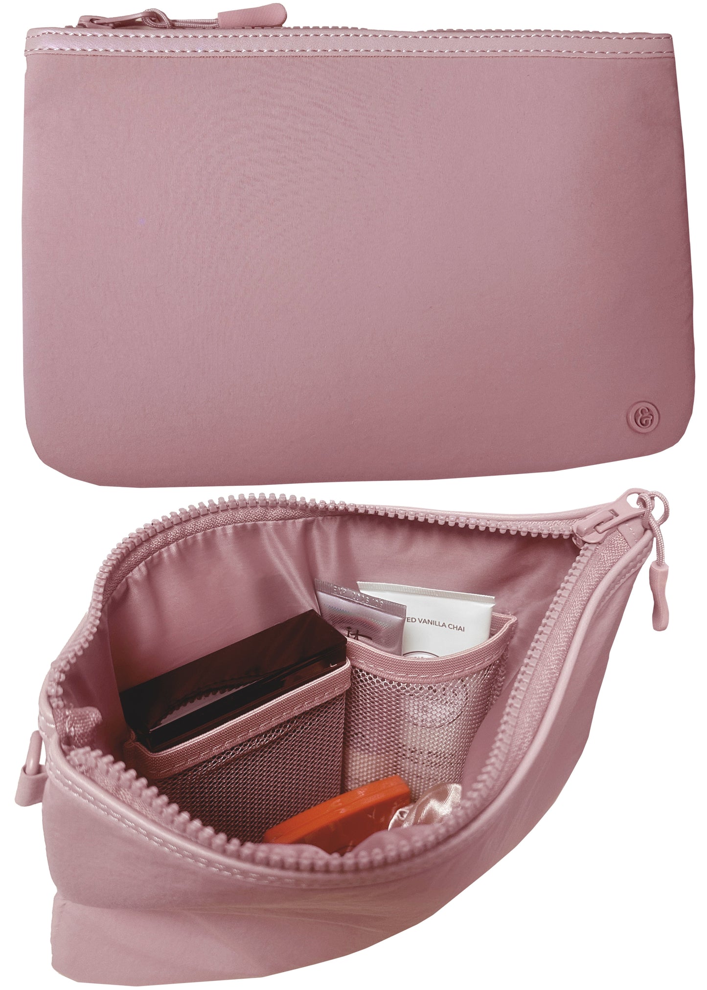 Joan & David The Hold-All Sport Nylon 4 Piece Set Wristlet Pouches, Card Case, Keychain Lanyard 4 Piece Set