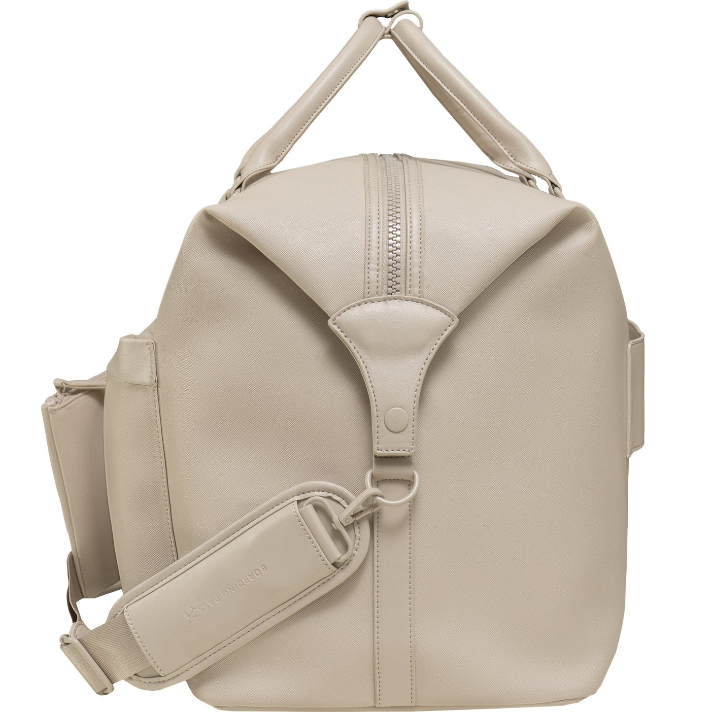 Boarding Pass The Santorini Vegan Saffiano Leather Duffel