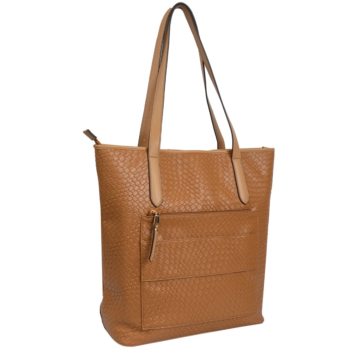 Ellen Tracy 18 Inch Woven Large Travel Workbook Tote Bag