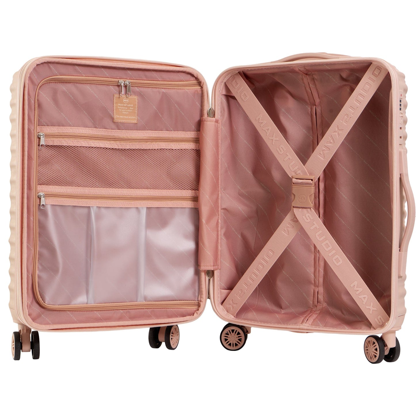 Max Studio The Auckland ABS 2-Piece Hard-Sided Luggage Set