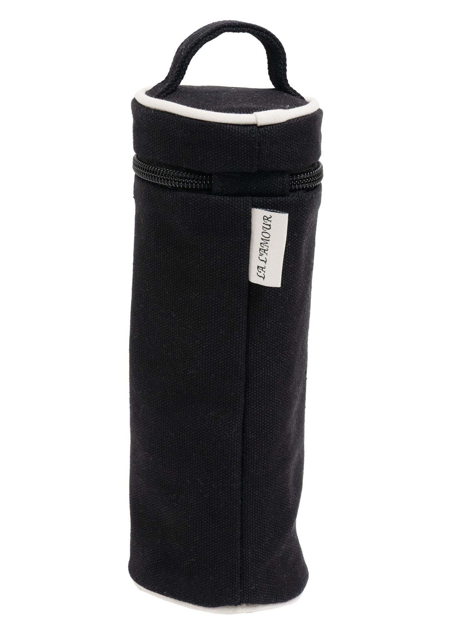 La L'Amour 16oz Cotton Canvas Top Handle Cylinder Toothbrush Case