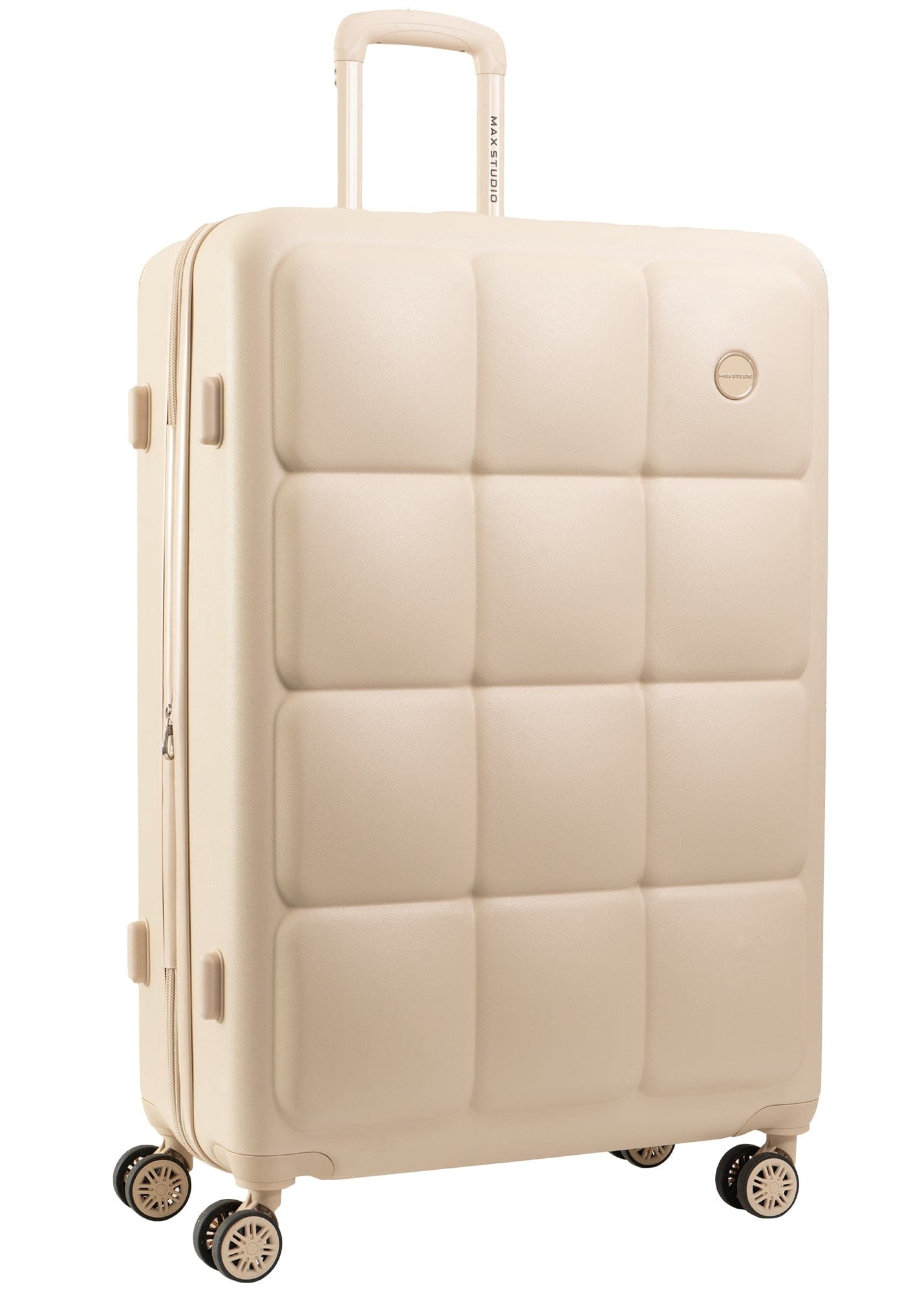 Max Studio The Square Embossed ABS 2-Piece Hard-Sided Luggage Set