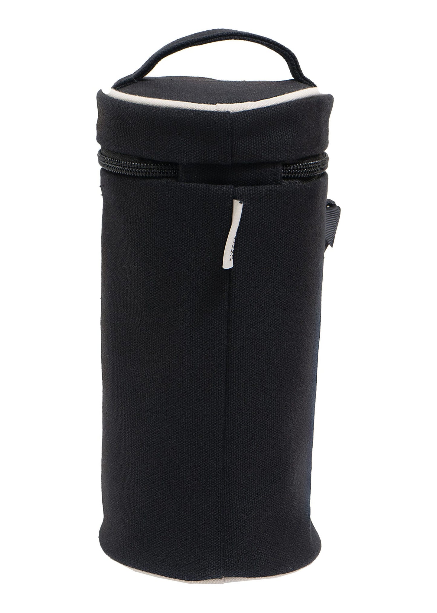 La L'Amour 16 oz Cotton Canvas Top Handle Cylinder Toiletry Lotions Case