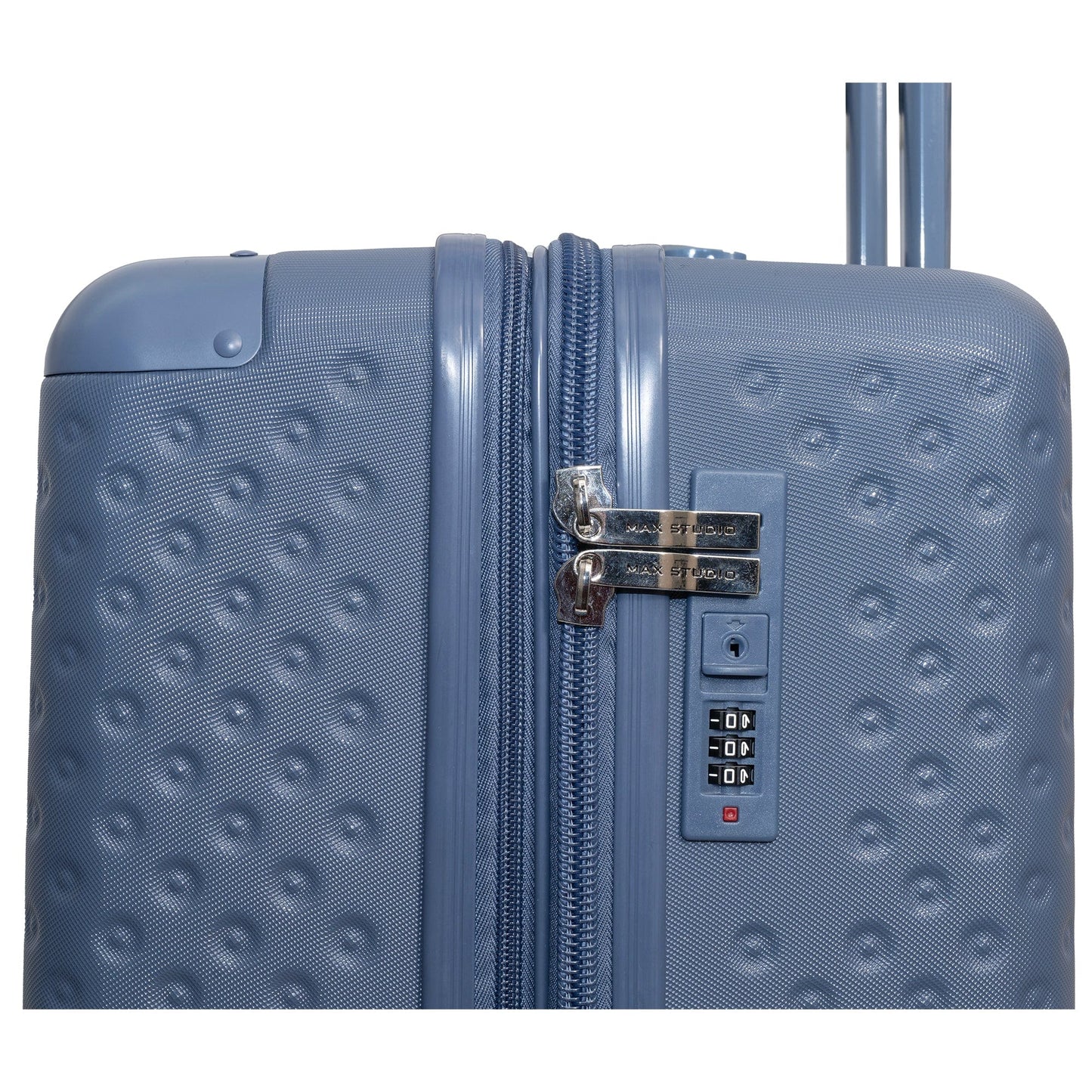 Max Studio Tonal Tufted ABS 2-Piece Hard-Sided Luggage Set
