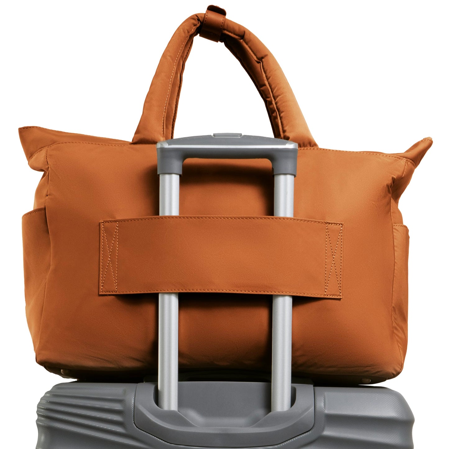 Max Studio The Sylvia 21 Inch Twill Nylon Double Handle Weekender Duffle