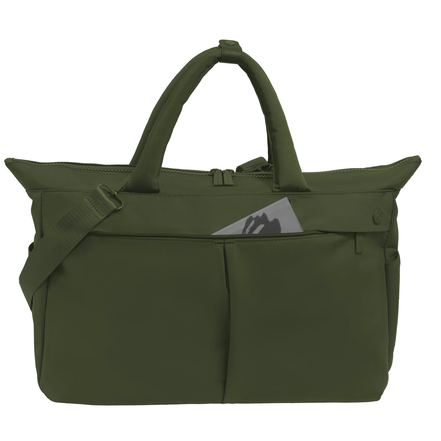 Max Studio The Sylvia 21 Inch Twill Nylon Double Handle Weekender Duffle