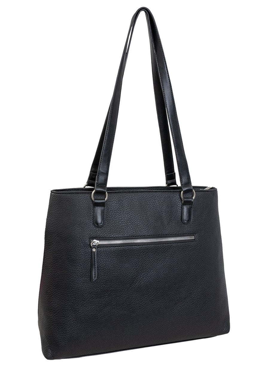 Ellen Tracy Resin Chain Laptop Workbook Tote