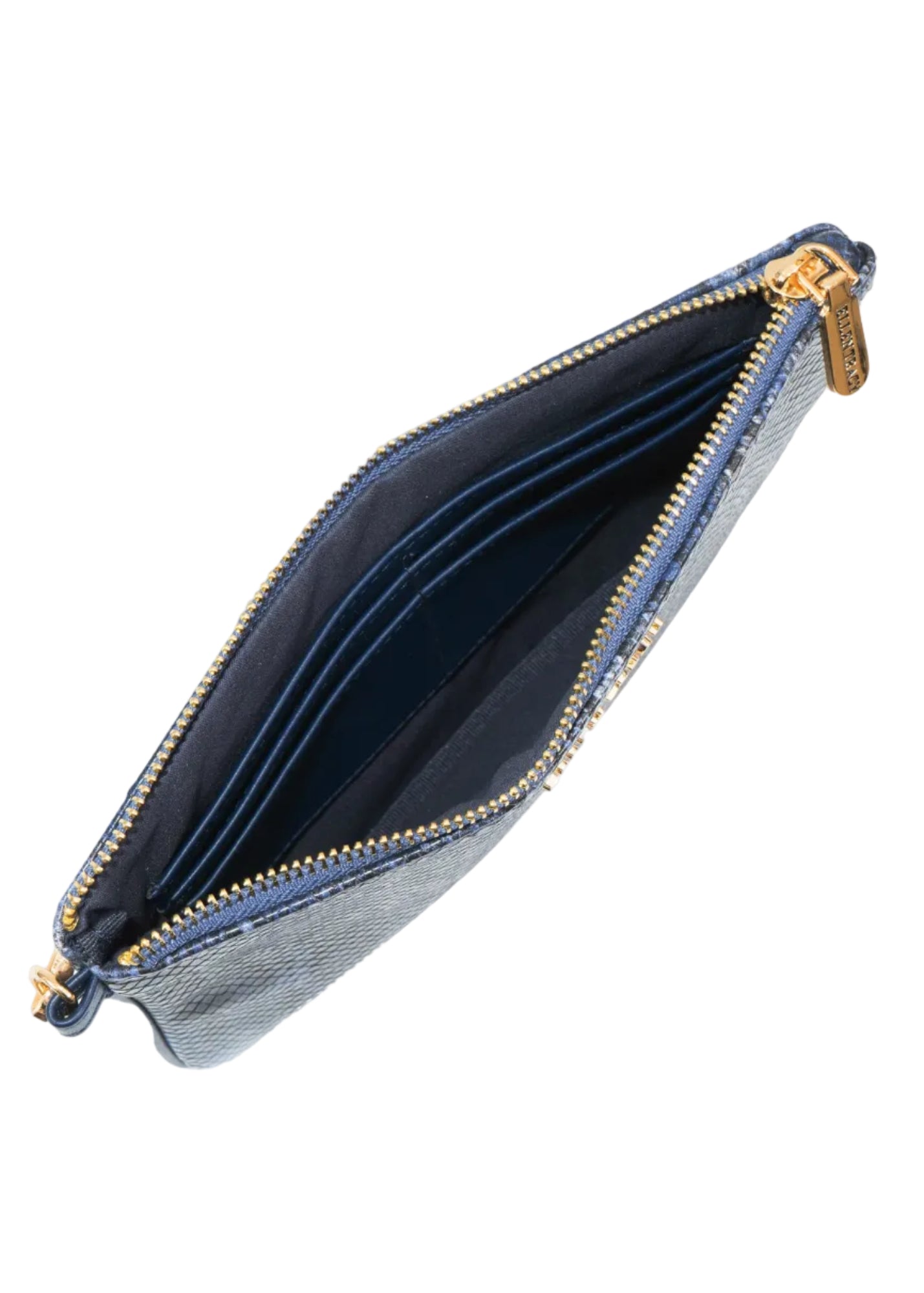 Ellen Tracy Python Faux Leather Print Wristlet