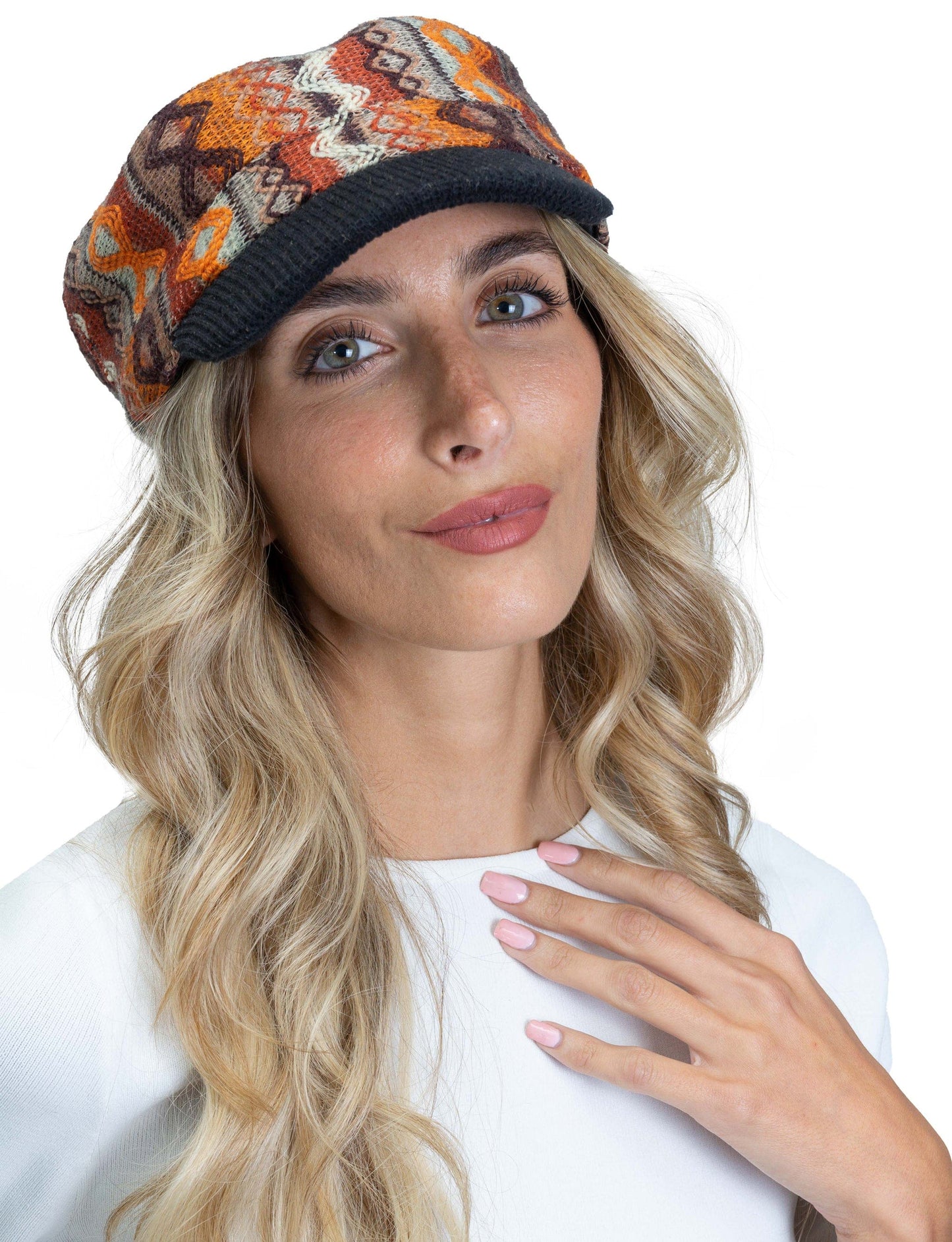 Magid Geometric Print Cadet Cap