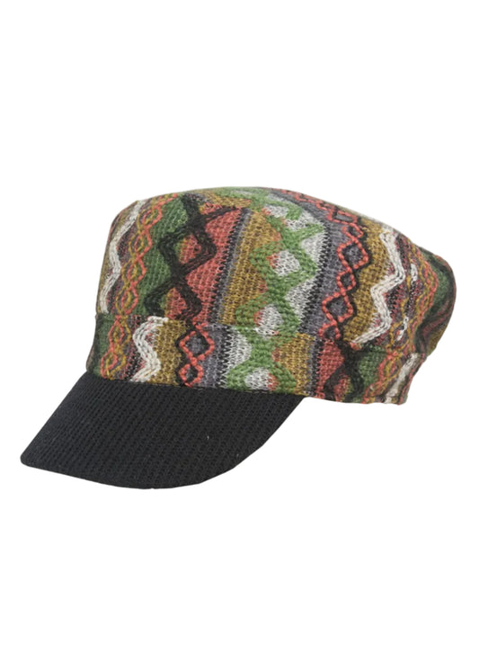 Magid Geometric Print Cadet Cap