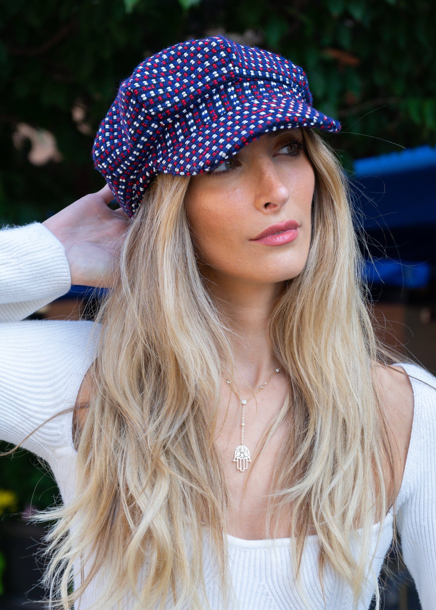 Magid Patterned Newsboy Cabby Hat