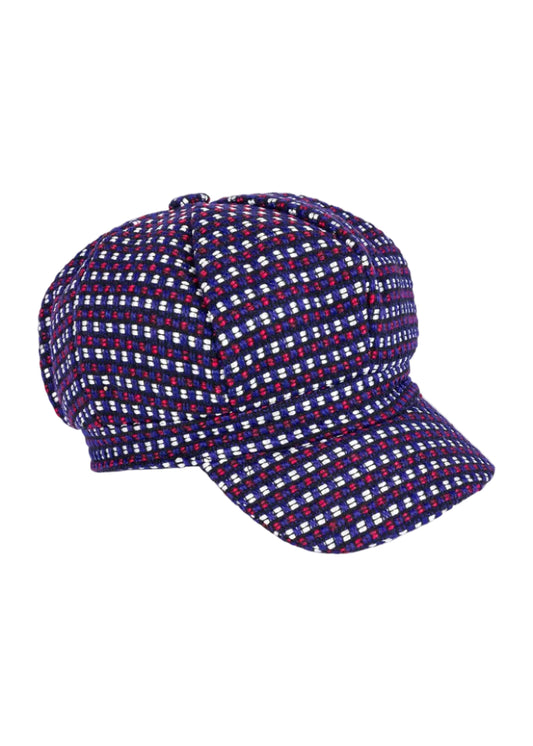 Magid Patterned Newsboy Cabby Hat