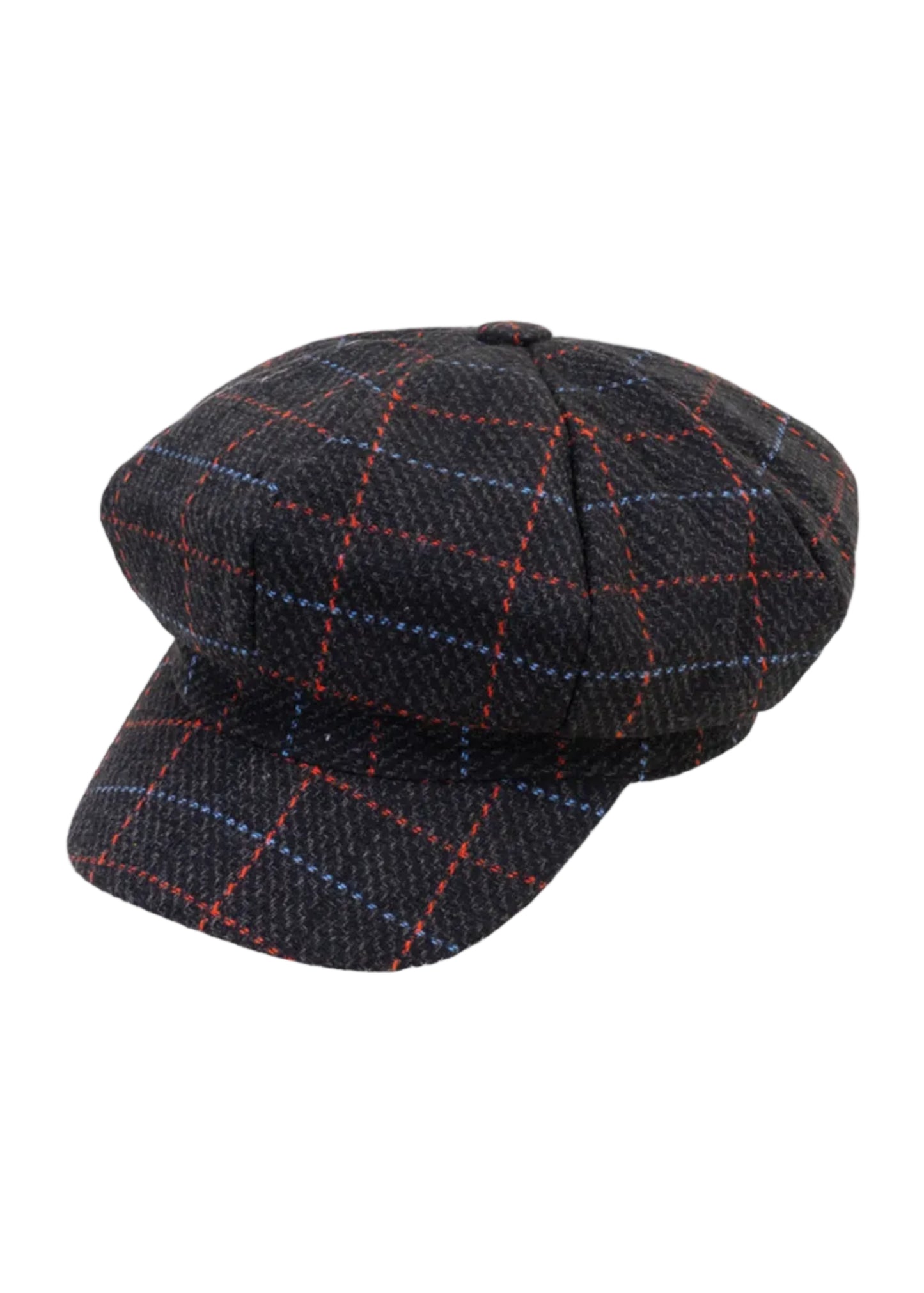 Magid Line Check Pattern Newsboy Cabby Cap