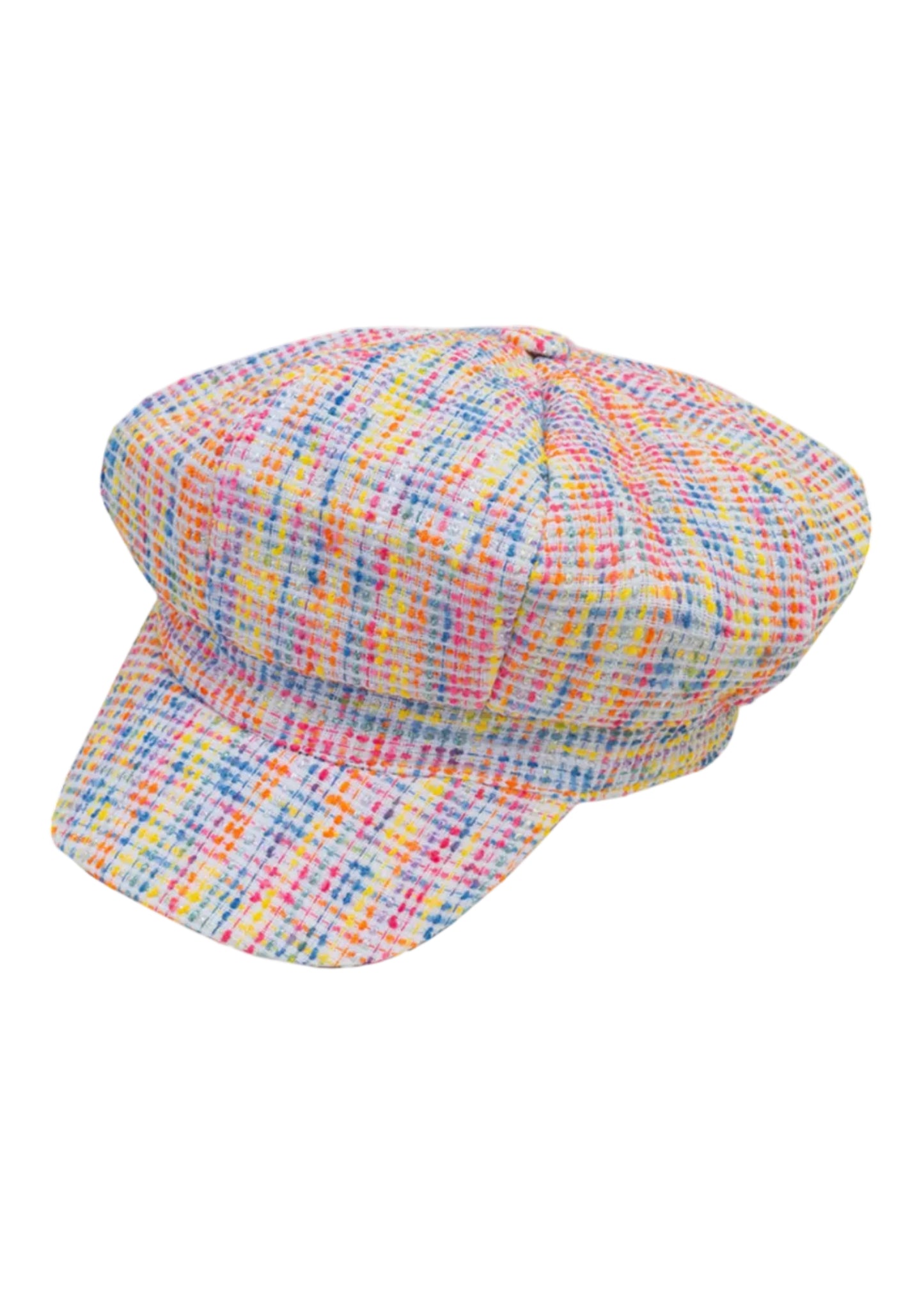 Magid Multi Color Tweed Newsboy Cabby Cap