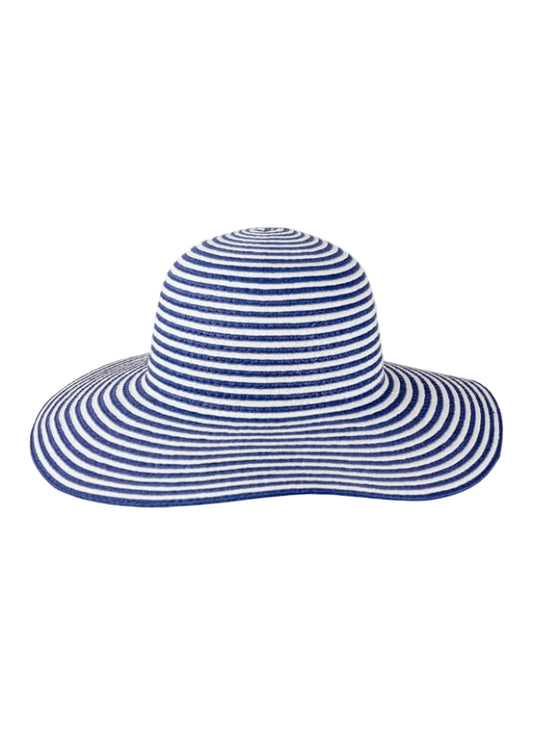 Magid Striped Straw Floppy Hat