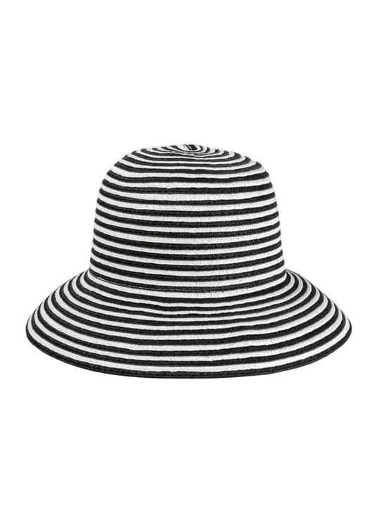 Magid Striped Straw Bucket Hat