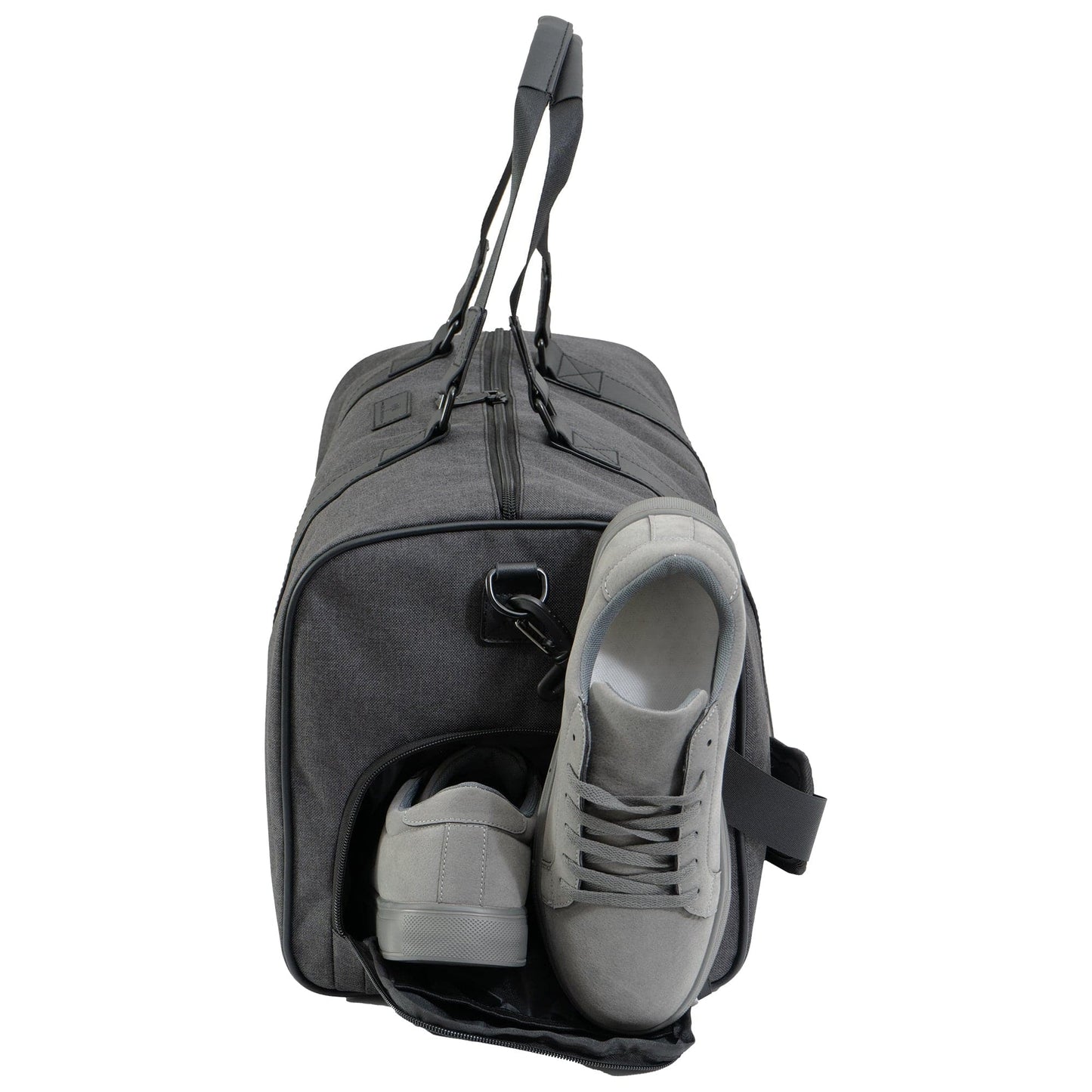 Jack Abrahams The Traveler 20 In. Shoe Pocket Weekender Duffle