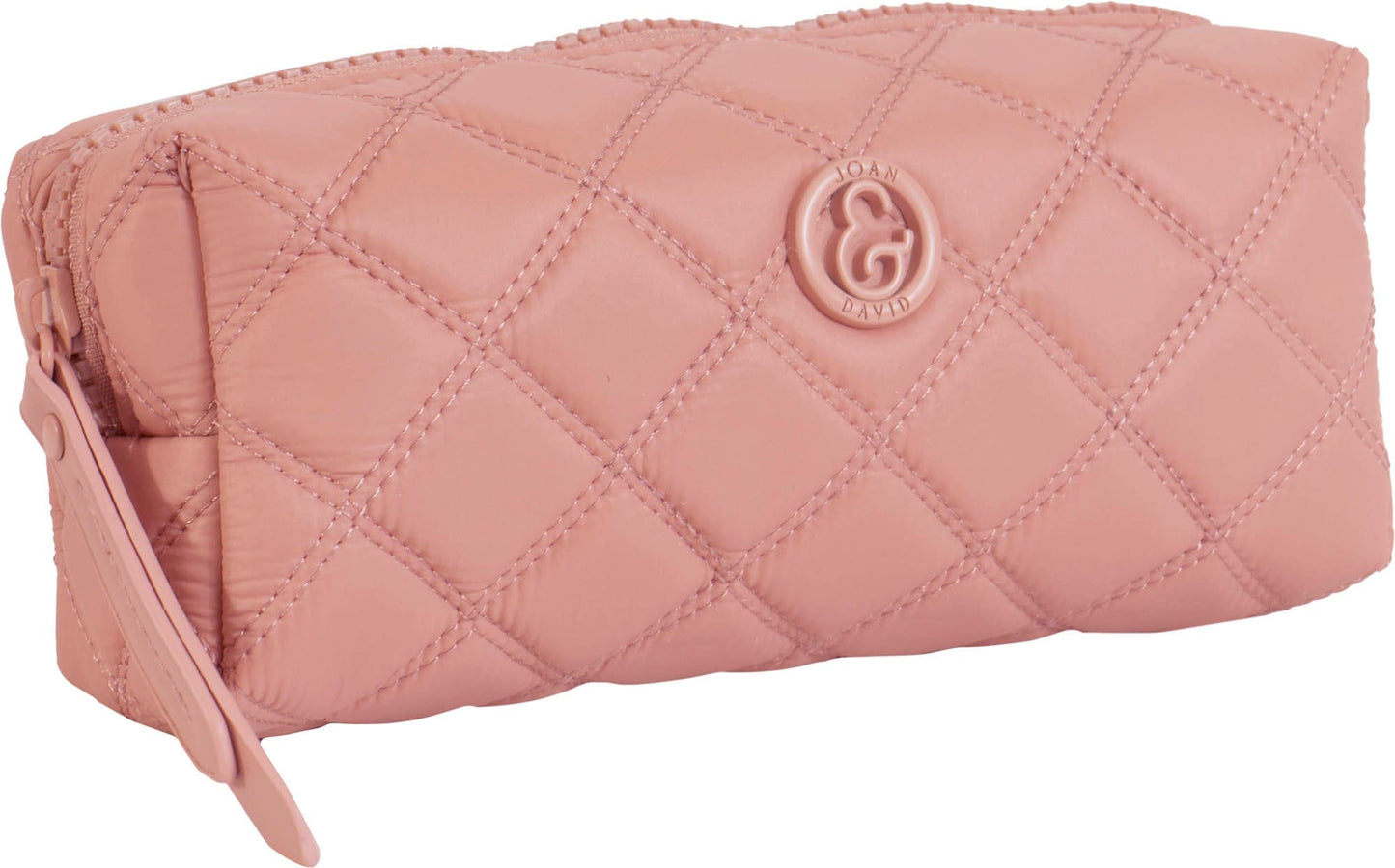 Joan & David The Diamond Quilted Nylon 4 Piece Toiletry Set
