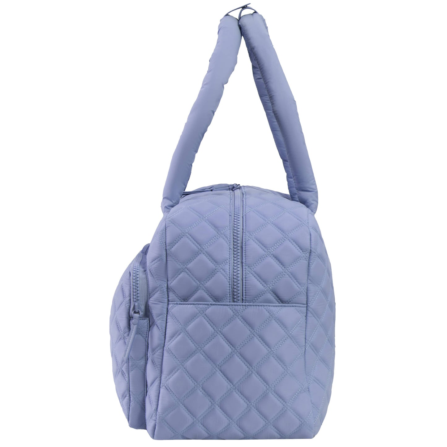 Joan & David Two Pocket Diamond Quilted 22 in. Duffel Bag