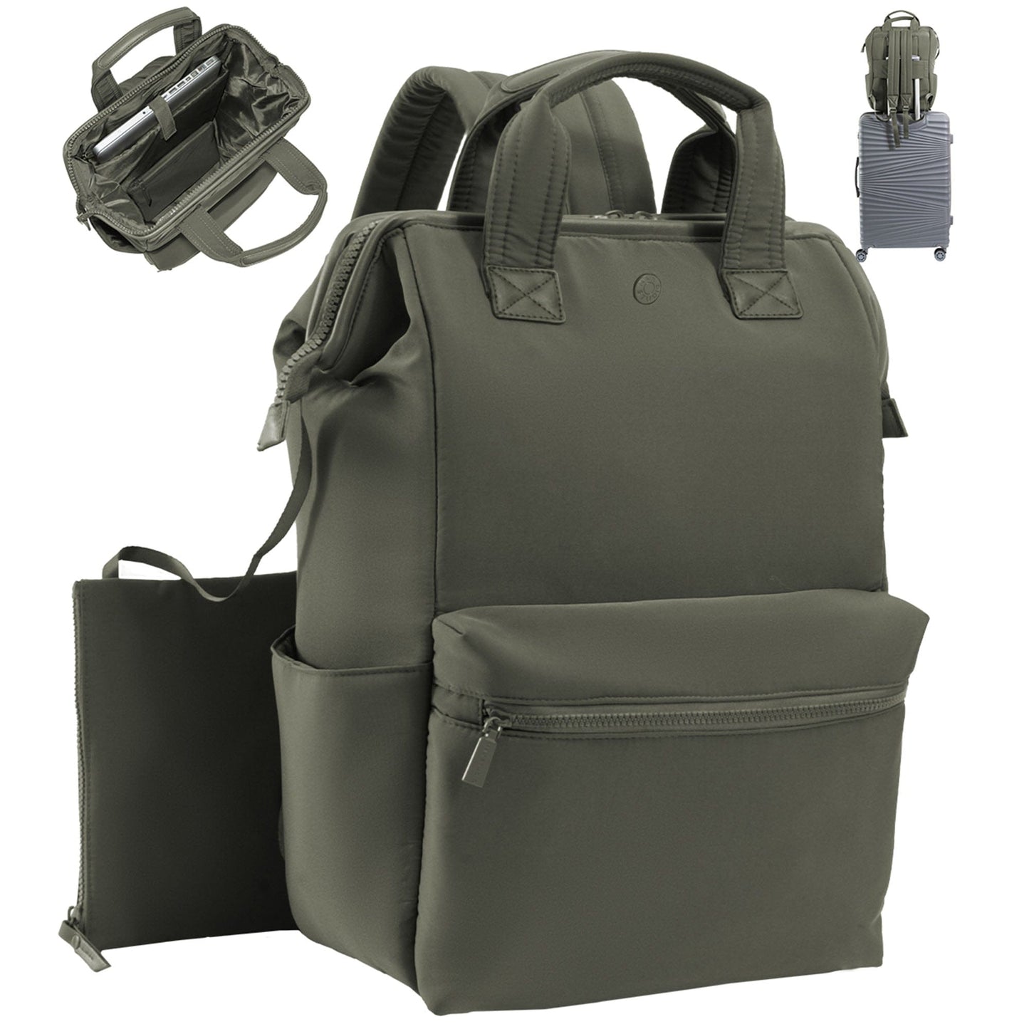 Max Studio The Elise Sport Nylon 18 Inch Workbook Backpack