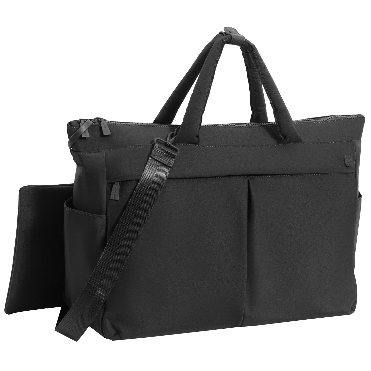 Max Studio The Sylvia 21 Inch Twill Nylon Double Handle Weekender Duffle