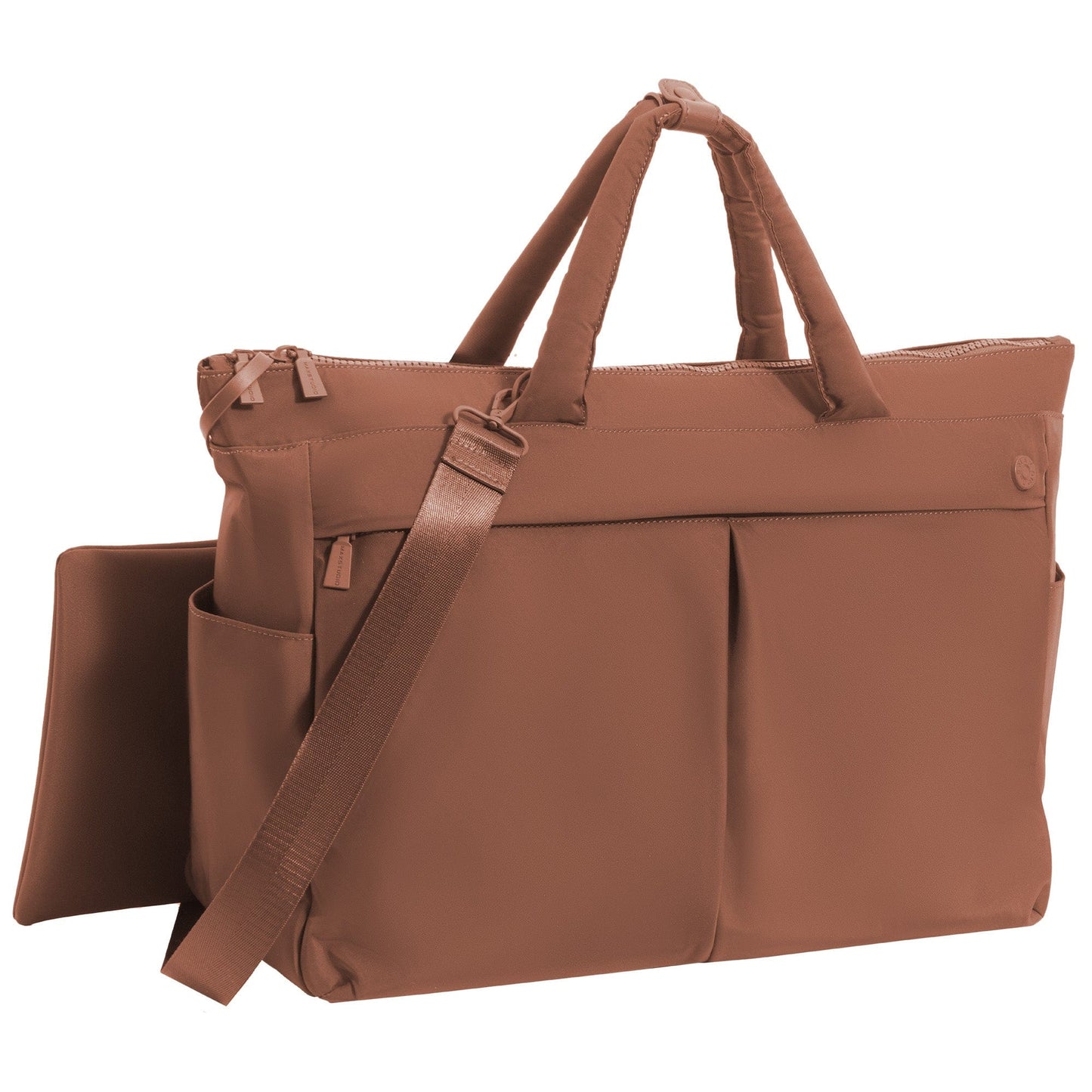 Max Studio The Sylvia 21 Inch Twill Nylon Double Handle Weekender Duffle