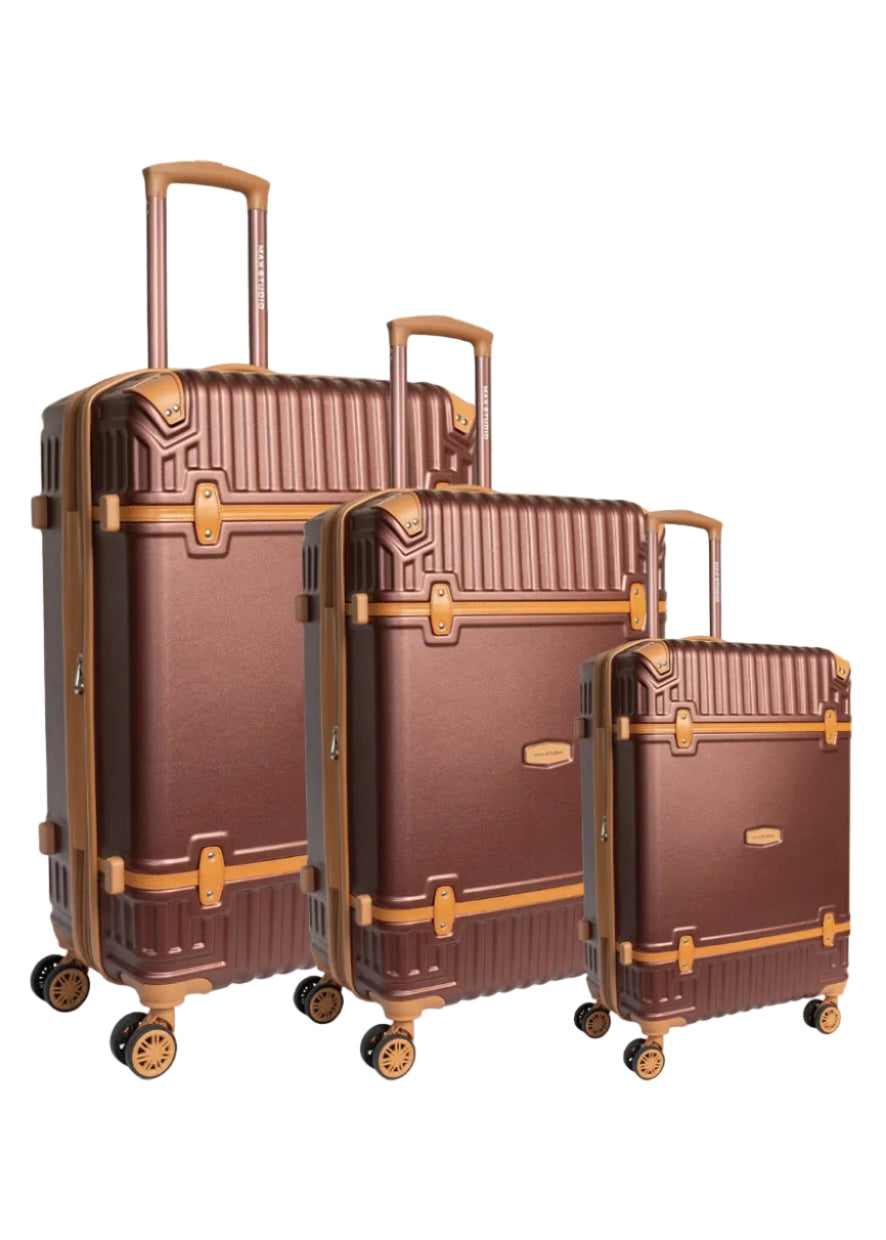 Max Studio ABS 3-Piece Luggage Set South Hampton Collection