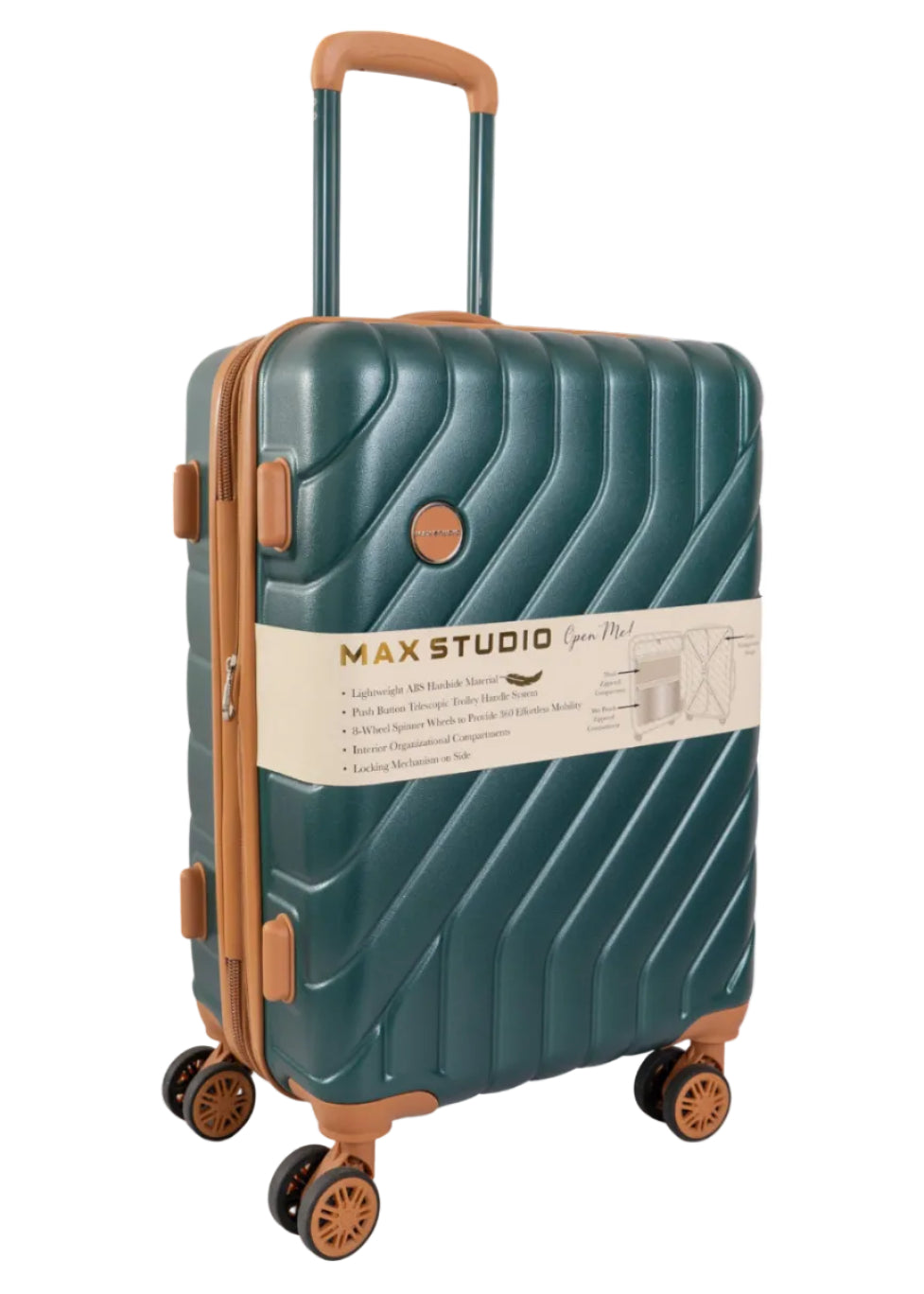 Max Studio PC 3-Piece Luggage Set Valletta Collection